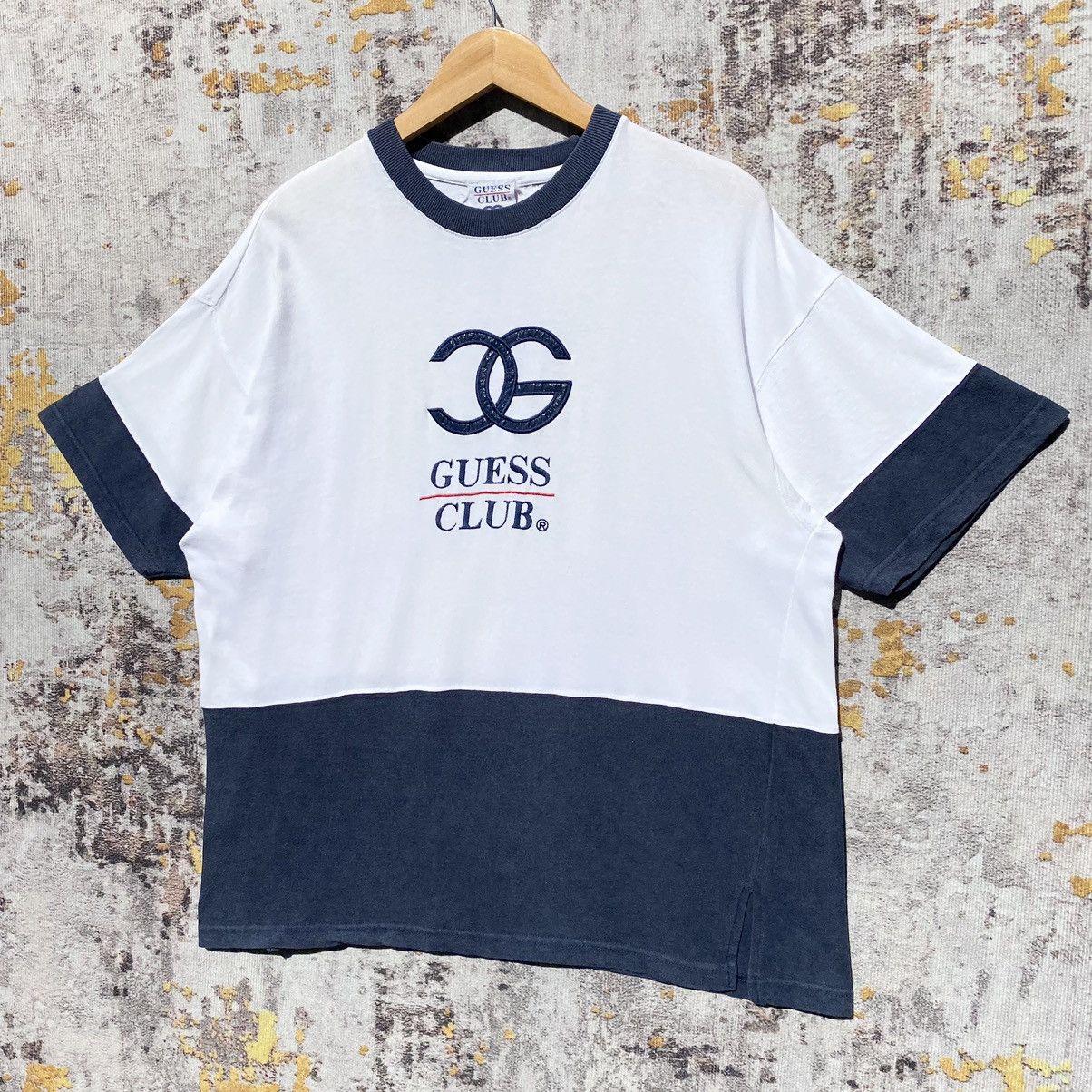 Guess × Vintage Vintage Guess Club Shirt Embroidery Spellout Guess Club Size US L / EU 52-54 / 3 - 3 Thumbnail