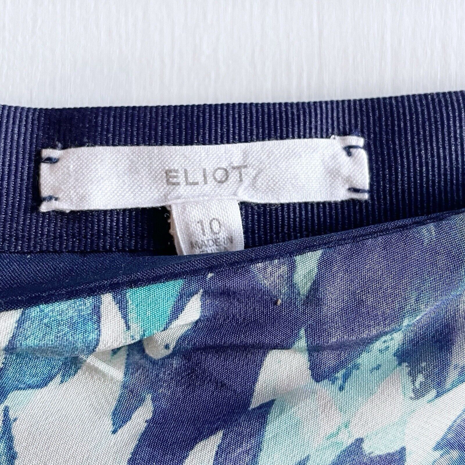 Madewell Madewell Eliot Blue Teal Silk Mini Skirt Size 10 Pleated Size 32" / US 10 / IT 46 - 2 Thumbnail