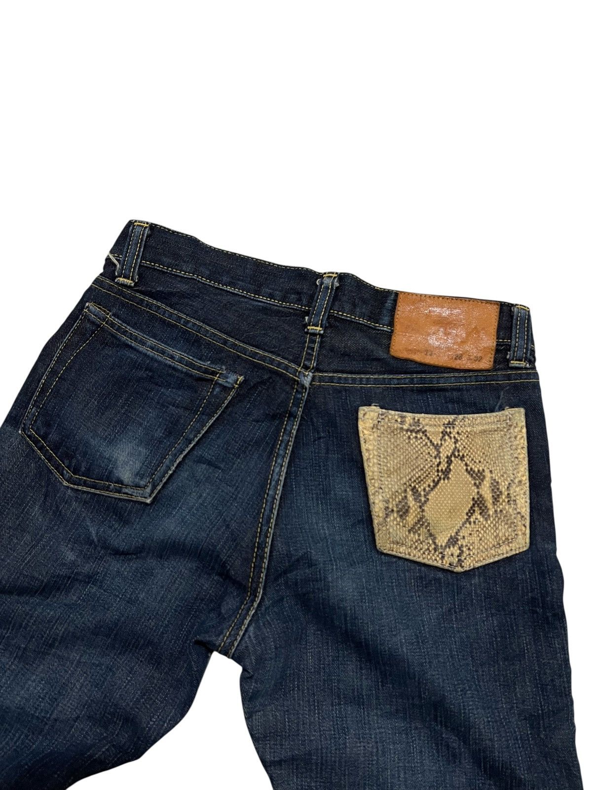 If Six Was Nine Vintage Tokyo Jeans Flared Snake pocket Talon Zip Size US 28 / EU 44 - 9 Thumbnail