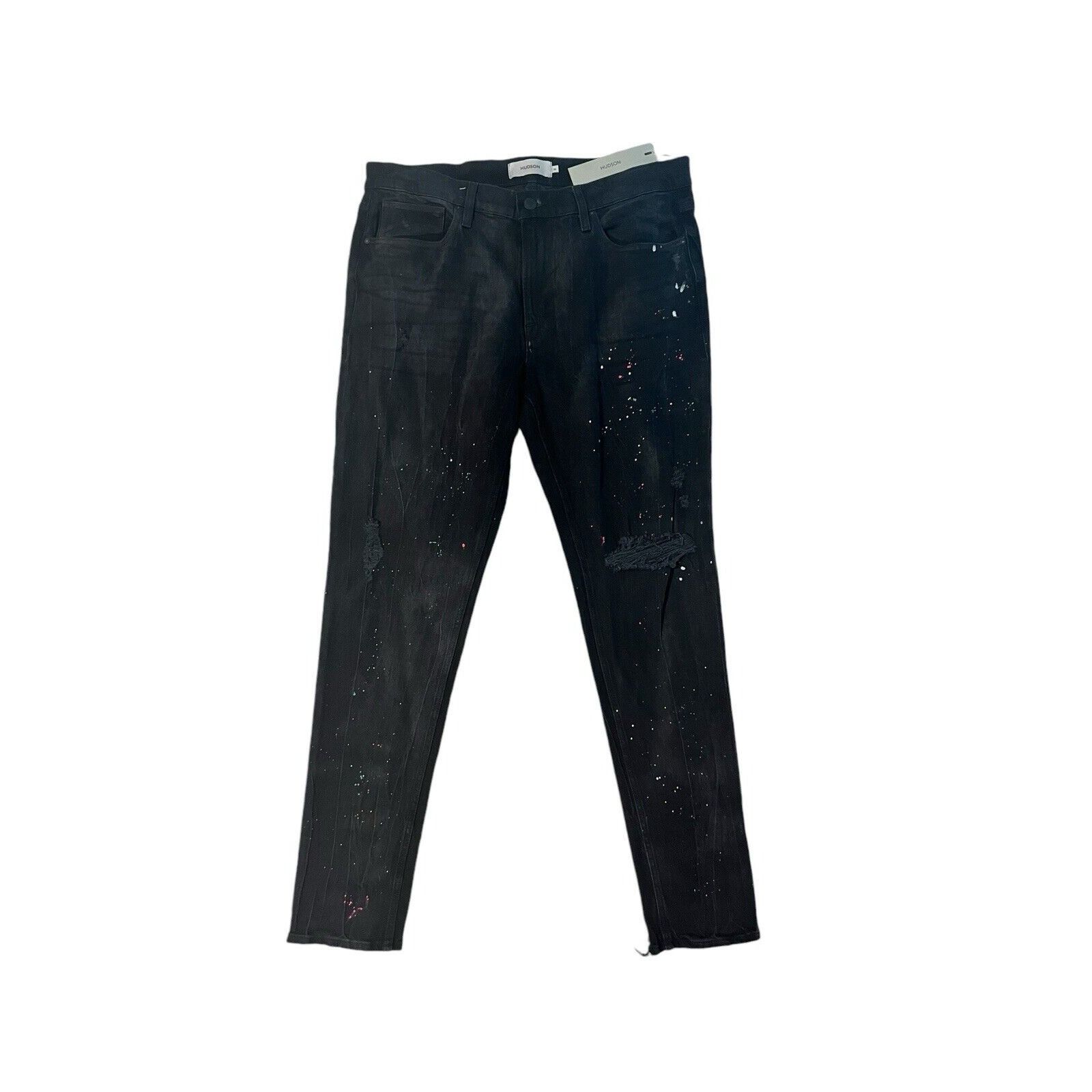 Hudson Hudson Jeans Zack Skinny Mens Denim Black $235 Size 36/32 Size US 36 / EU 52 - 2 Thumbnail