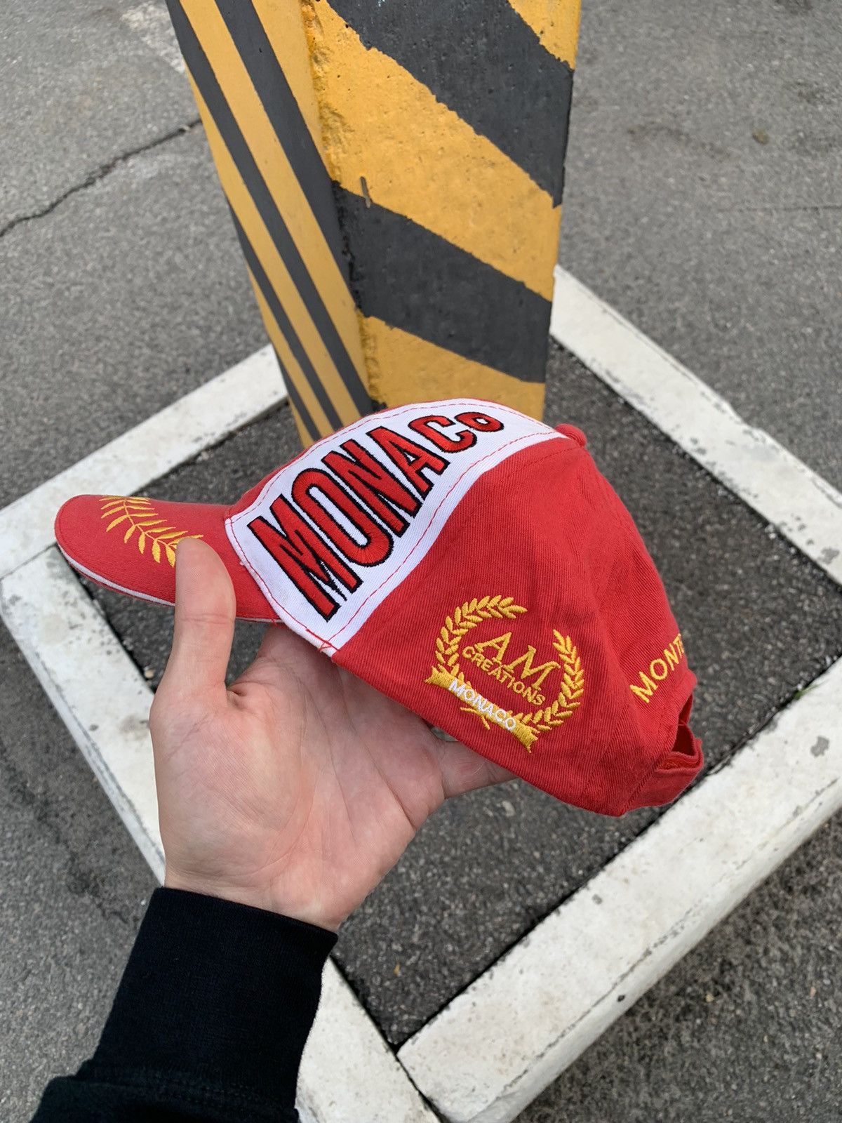 Formula 1 × NASCAR 1990s RARE VINTAGE GRAND PRIX MONACO MONTE CARLO CAP Size ONE SIZE - 3 Thumbnail