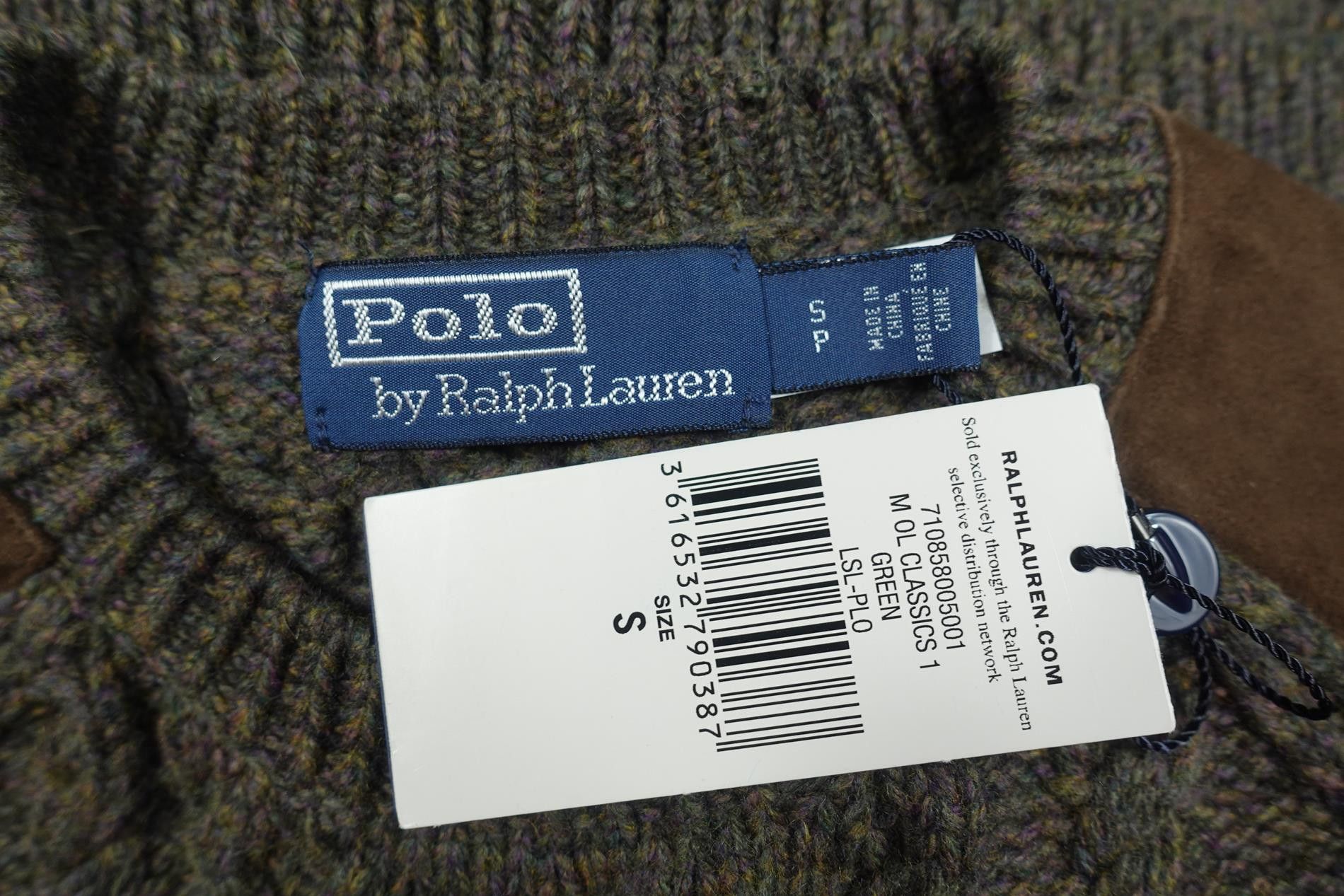 Polo Ralph Lauren Polo Ralph Lauren Sweater Cable Knit Wool Military NWT S Size US S / EU 44-46 / 1 - 2 Thumbnail