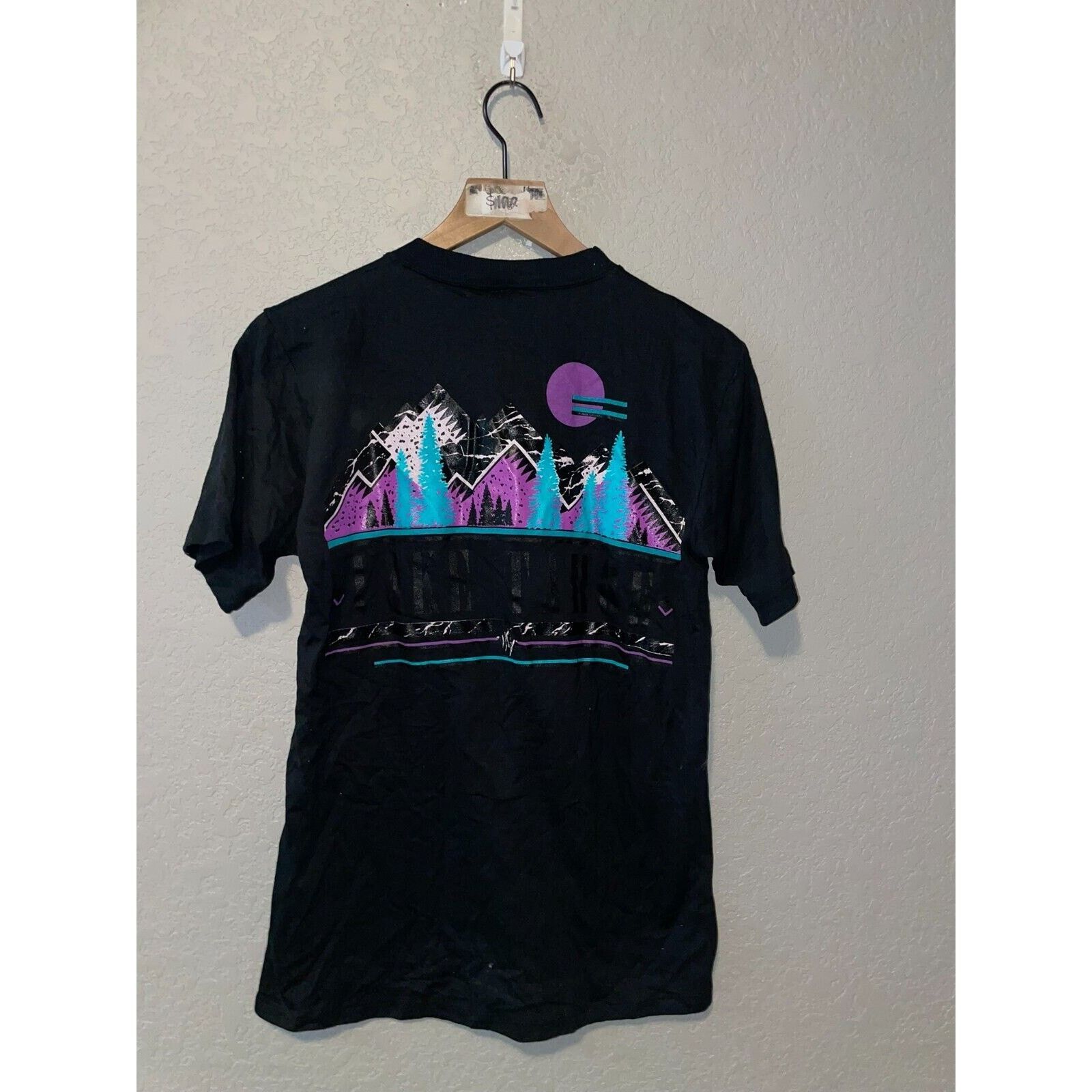 Jerzees Vintage California Test Print Lake Tahoe Black M Shirt VTG Size US M / EU 48-50 / 2 - 10 Thumbnail
