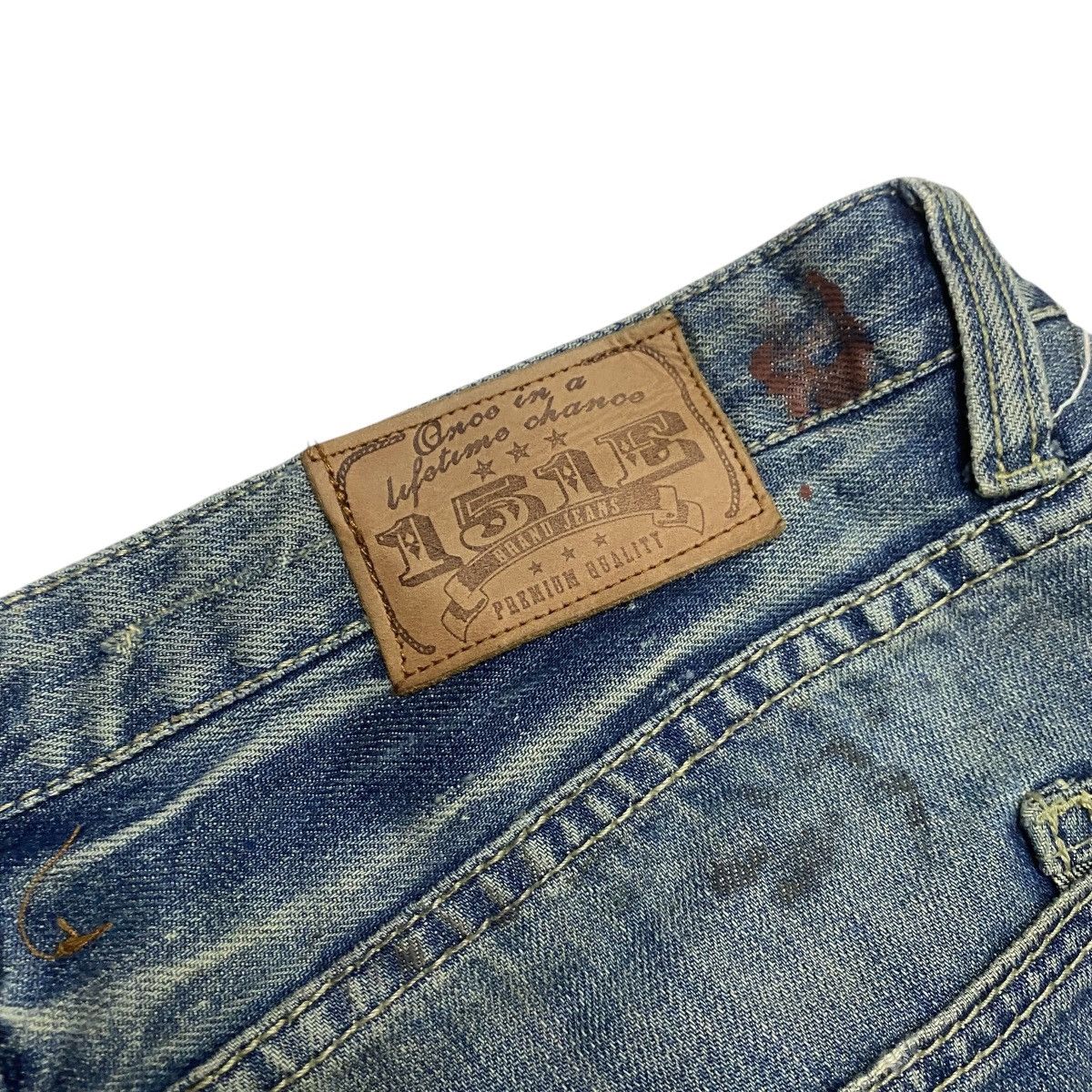 Japanese Brand 151E Distressed painting baggy pant Size US 33 - 8 Thumbnail