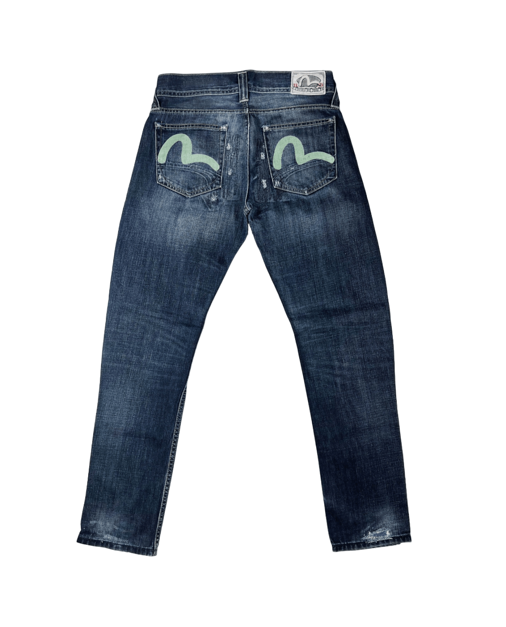 Image of Evisu Puma Denim Jeans 30/32 in Navy, Men's