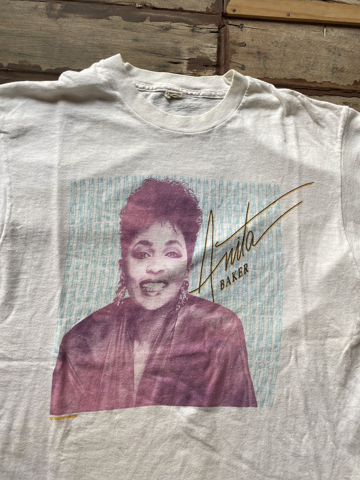 Rap Tees × Vintage Vintage 1988 Anita Baker T shirts Size US XL / EU 56 / 4 - 2 Thumbnail