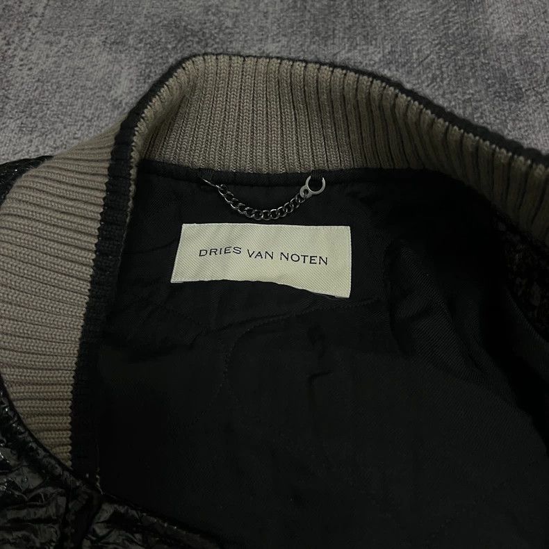 Dries Van Noten Dries Van Noten Black oil waxed pleated shiny jacket Size US XL / EU 56 / 4 - 3 Thumbnail