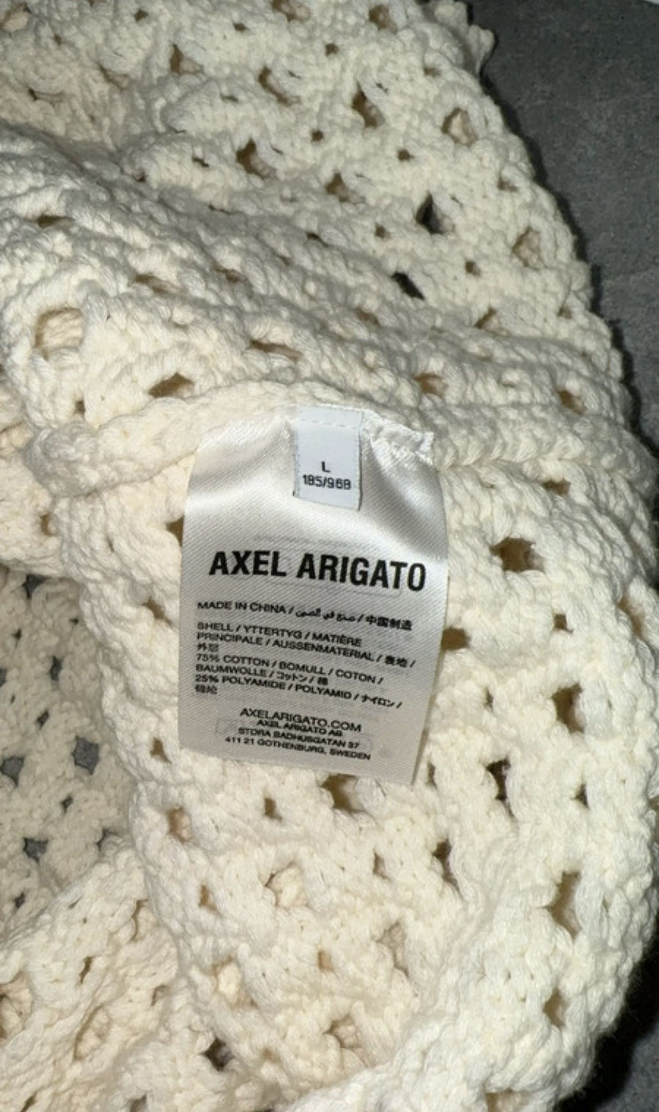 Axel Arigato Mesh Shirt Franco Size US L / EU 52-54 / 3 - 4 Thumbnail