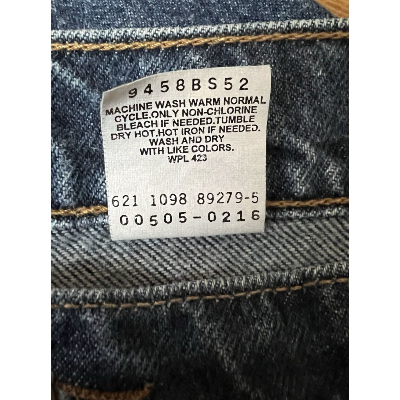 Denime VINTAGE Levi’s 505 Jeans Men’s 40x30 Regular Blue Denim 1990s Mens Size US 40 / EU 56 - 6 Thumbnail