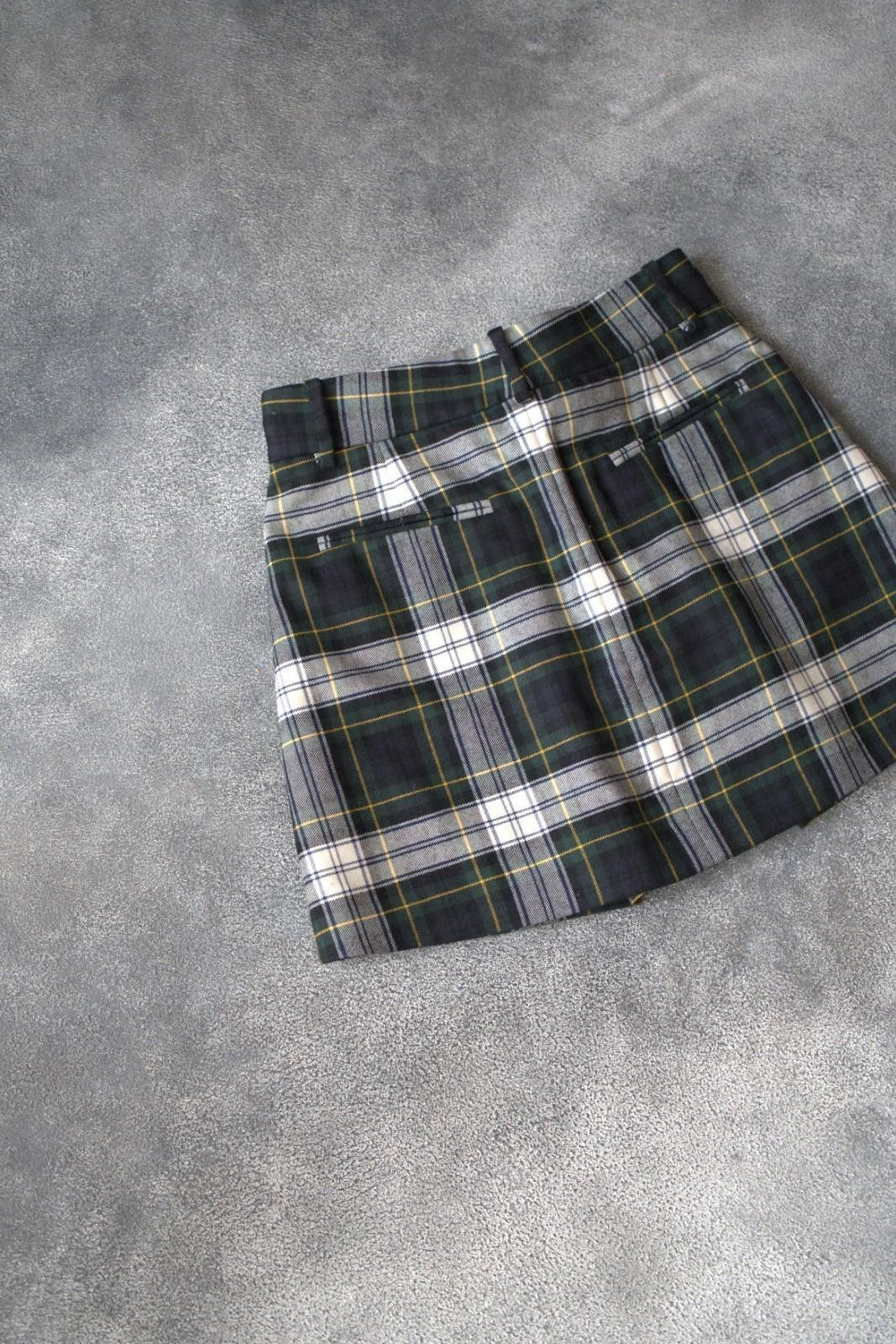 Alexander McQueen Alexander McQueen Wool Tartan Plaid Pleat Rupert Skirt Size 28" / US 6 / IT 42 - 10 Thumbnail