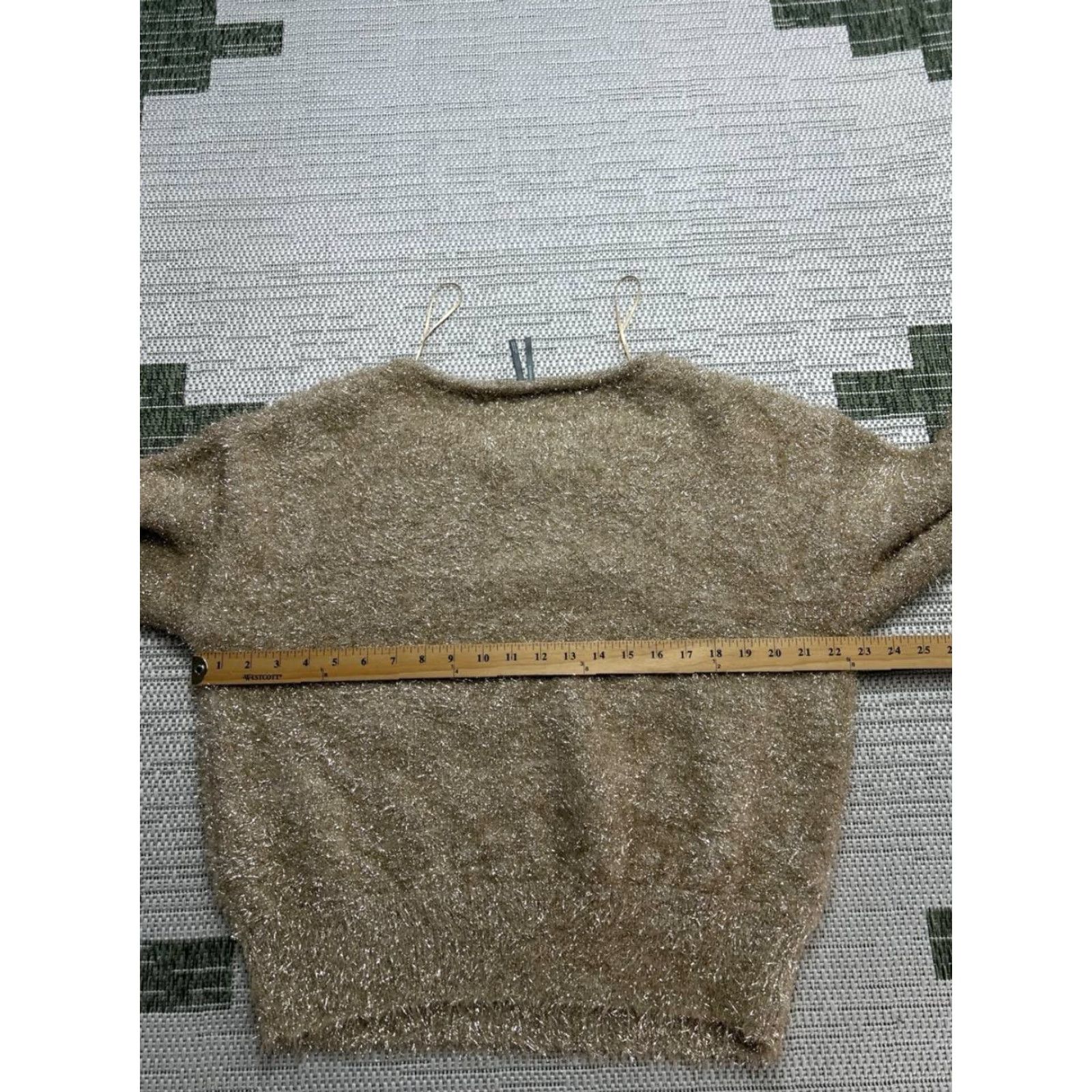 Anthropologie Anthropologie Sweater Womens Medium Gold Knit Pullover Size M / US 6-8 / IT 42-44 - 5 Thumbnail