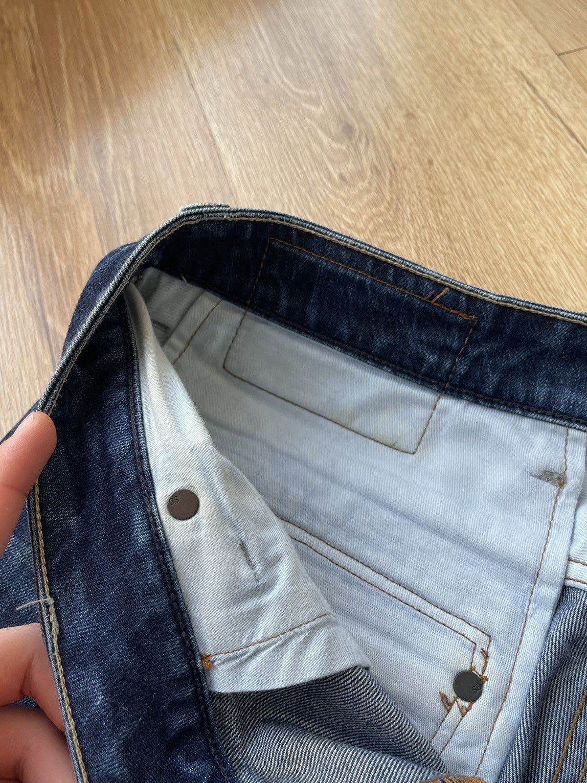G-Star G-Star Raw Distressed Denim Jeans y2k Grunge Size US 34 / EU 50 - 14 Thumbnail
