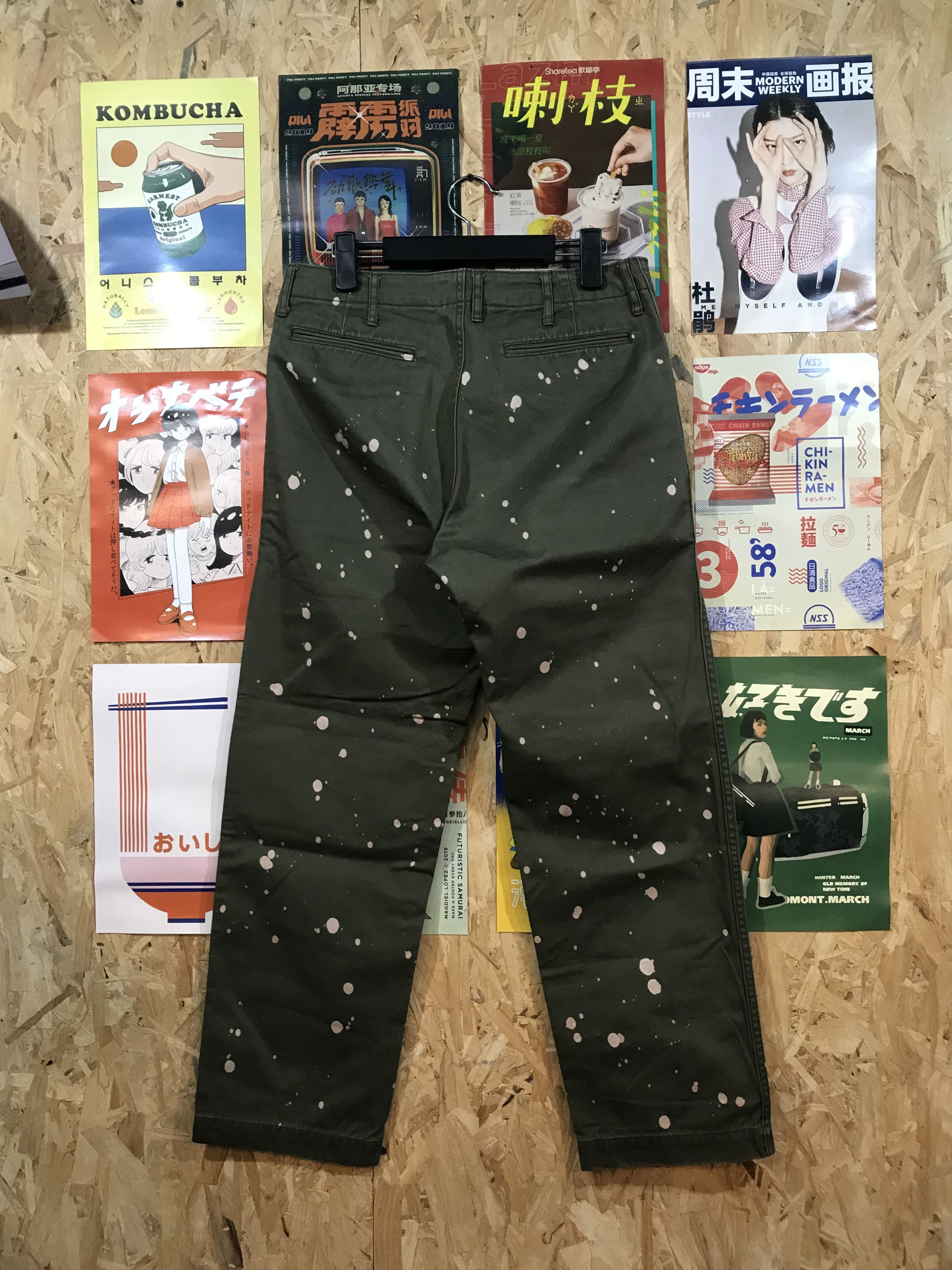 Comme des Garcons Homme Comme Des Garcons Homme Sprinkle Acid Pants Size US 32 / EU 48 - 4 Thumbnail