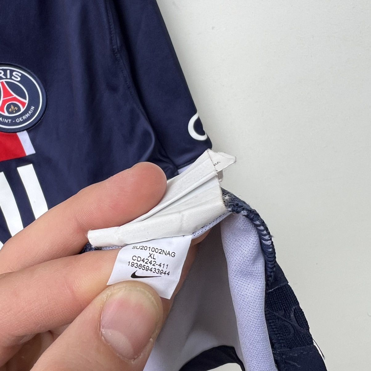 Nike NIKE PARIS SAINT GERMAIN 2020/2021 soccer JERSEY football Size US XL / EU 56 / 4 - 6 Thumbnail