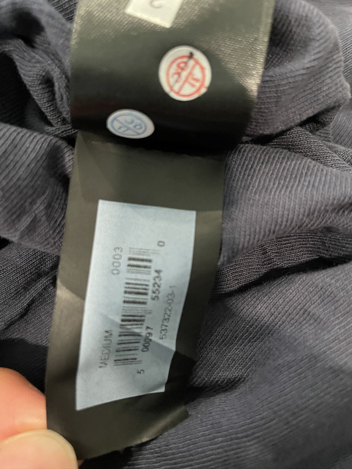 Gap × Kanye West × Yeezy Navy Yeezy Gap Zip Up Hoodie Sweatshirt Medium (UNRELEASED) Size US M / EU 48-50 / 2 - 7 Thumbnail
