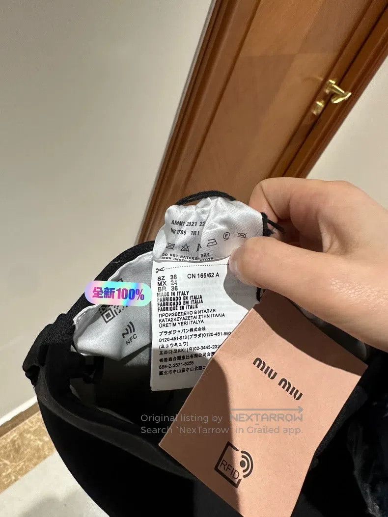 Miu Miu Miu Miu 38 overskirt Size 37" - 9 Thumbnail