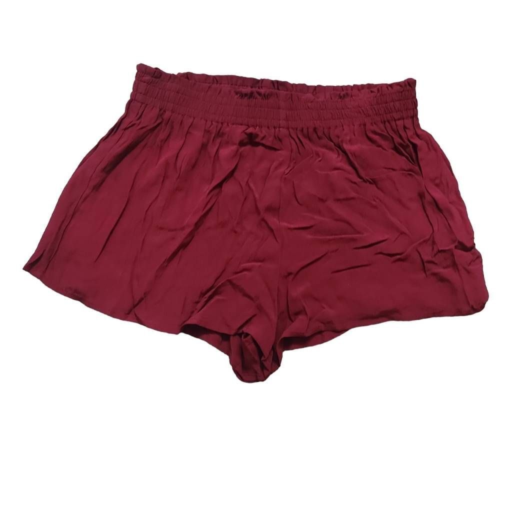 Forever 21 Forever 21Women's Size Medium Burgundy Pull On Shorts Size 29" - 1 Thumbnail