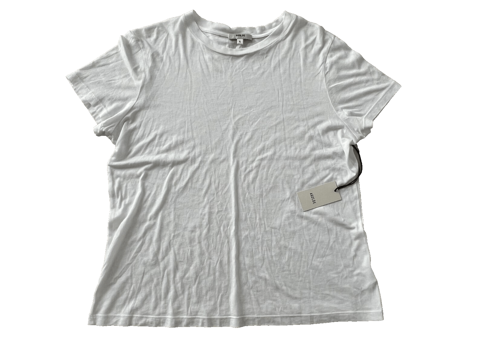 Agolde AGOLDE Los Angeles Annise Slim Tee White ( XL ) Size XL / US 12-14 / IT 48-50 - 2 Thumbnail