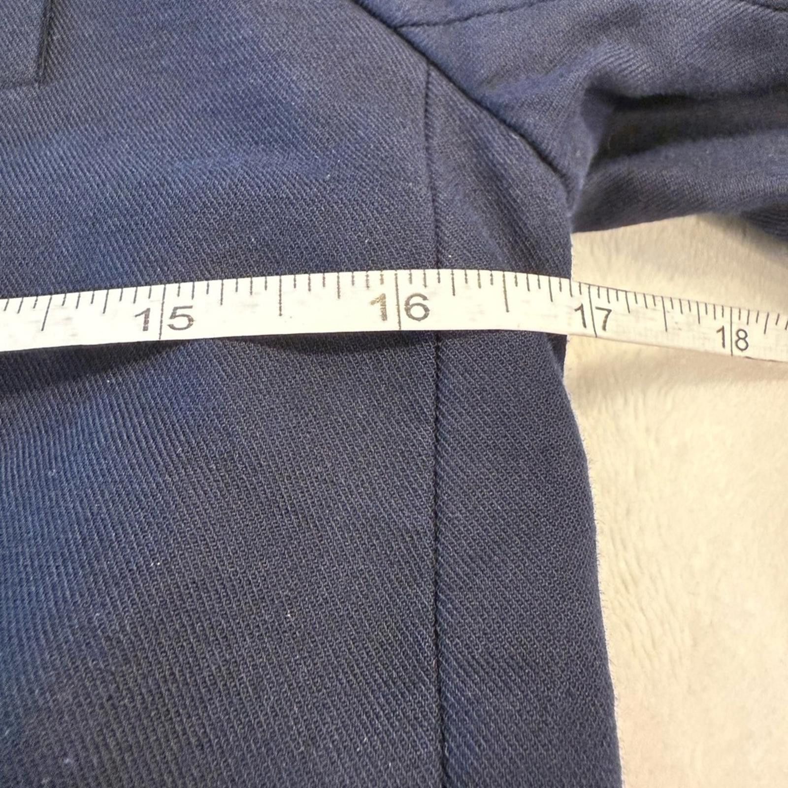 Other J. Crew Factory navy blue blazer preppy lined pockets SZ 0 Size XS / US 0-2 / IT 36-38 - 11 Thumbnail