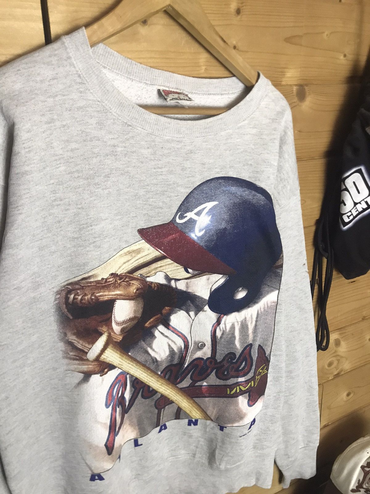 MLB 1997 Vintage Nutmeg MLB Atlanta Braves sweatshirt Size US M / EU 48-50 / 2 - 4 Thumbnail