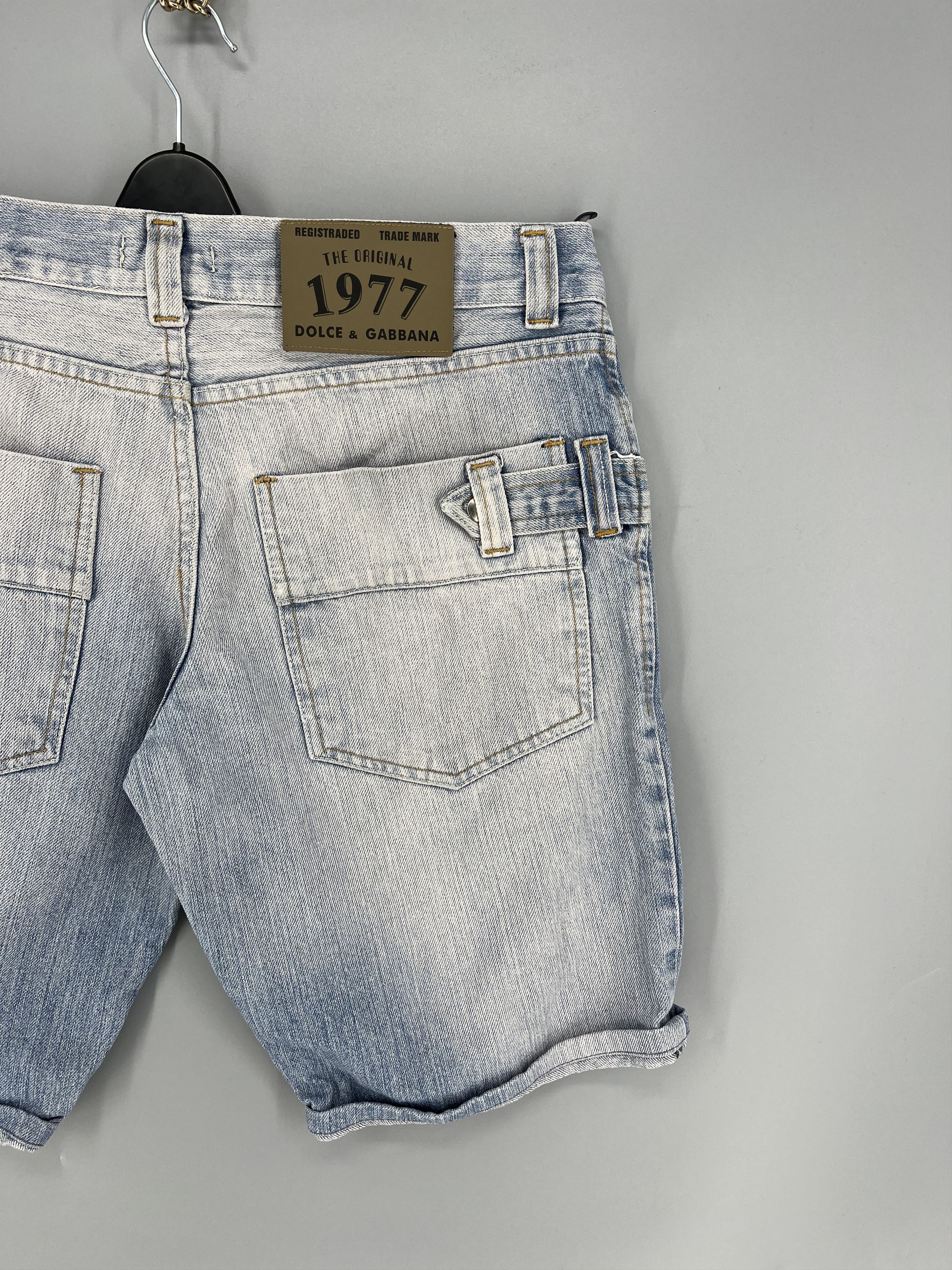 Dolce & Gabbana Vintage D&G Dolce & Gabbana Denim Shorts Mens 34 Size US 34 / EU 50 - 9 Thumbnail
