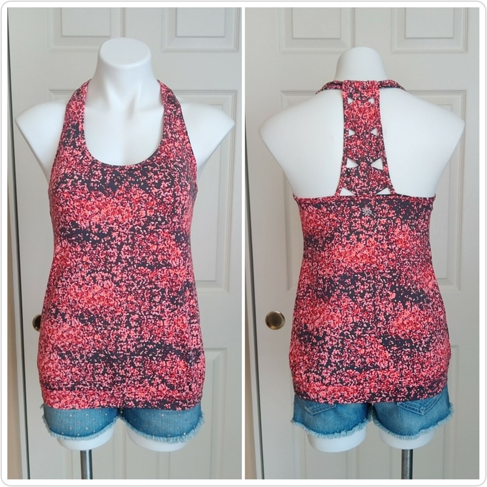 Athleta Athleta Printed XO Tank Top sz S Size S / US 4 / IT 40 - 1 Thumbnail