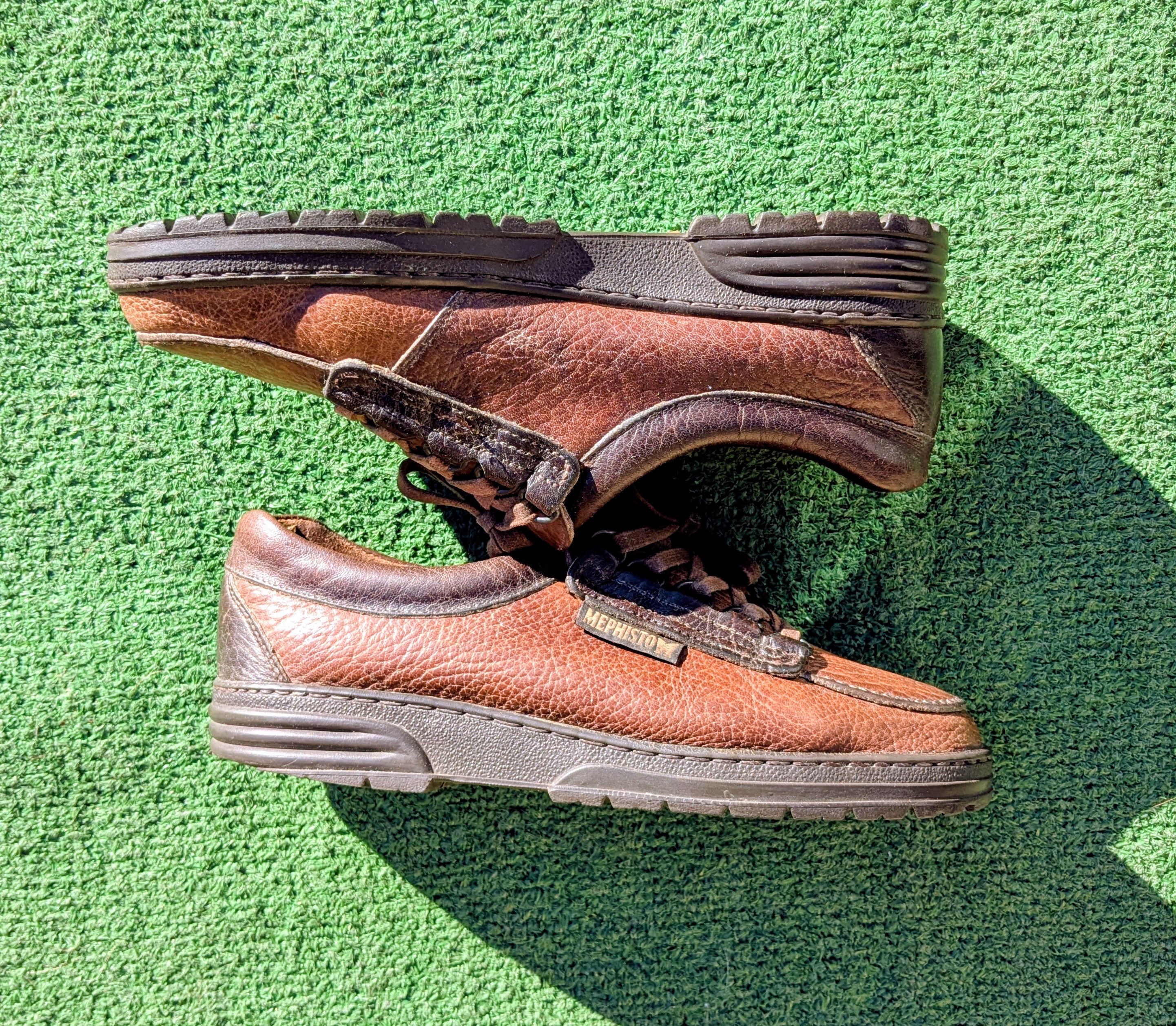 Mephisto Mephisto Chocolate Leather Oxford Sneakers Trampoline Shoes Size US 7 / IT 37 - 5 Thumbnail