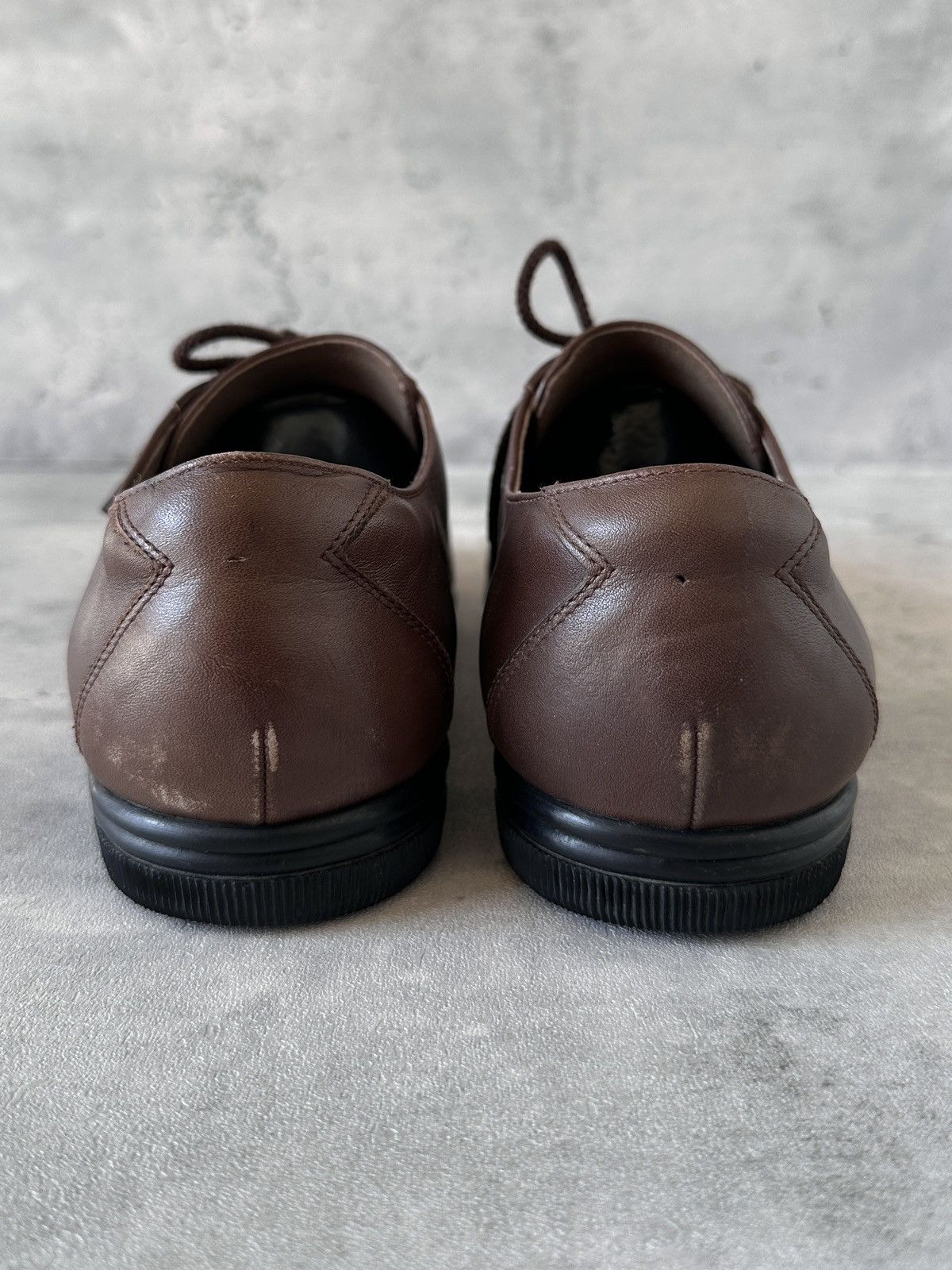 Issey Miyake 1990s PLEGADA LEATHER SHOES Size US 8 / EU 41 - 20 Thumbnail
