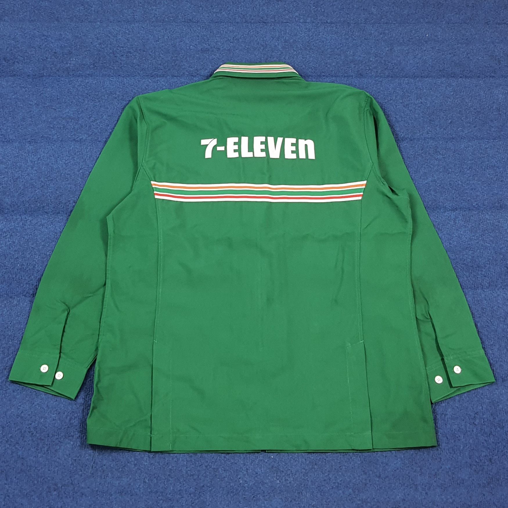Japanese Brand Vintage 7 Eleven Japan Staff Uniform Work Jacket C299N57 Size US L / EU 52-54 / 3 - 3 Thumbnail