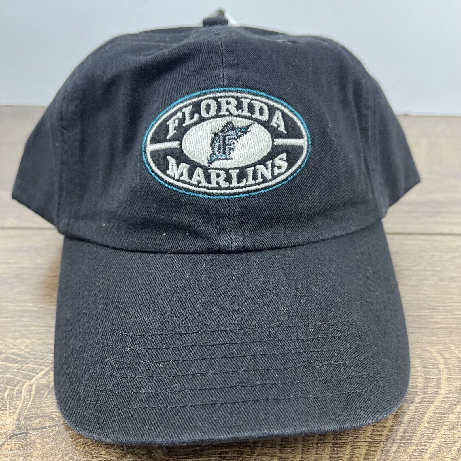 Other Florida Marlins MLB Hat Marlins Black Hat Adjustable Black A Size ONE SIZE - 2 Thumbnail