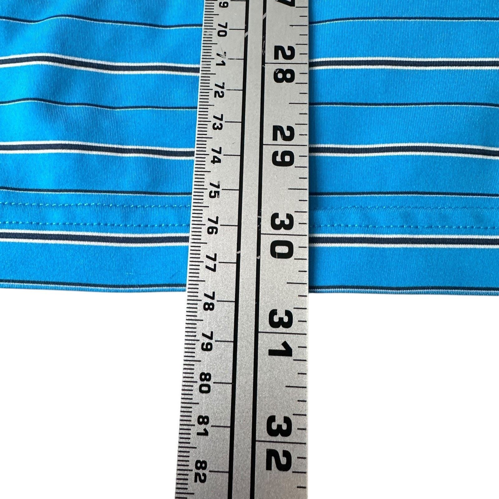 Peter Millar Peter Millar Summer Polo Shirt Men Large Blue Striped Golf Size US L / EU 52-54 / 3 - 11 Thumbnail