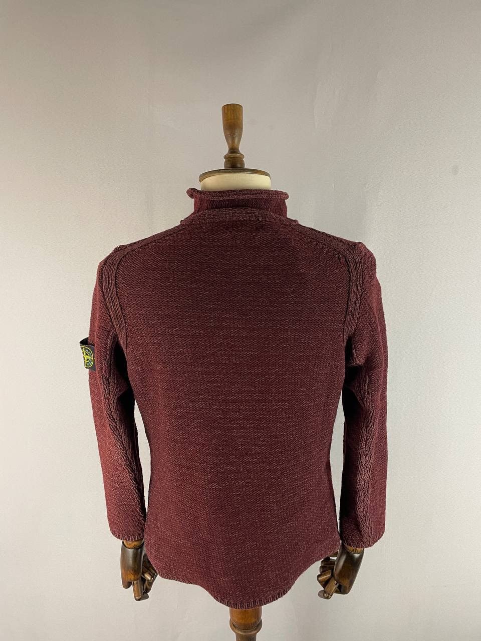 Stone Island Stone Island Vintage Sweater Red Size US L / EU 52-54 / 3 - 8 Thumbnail