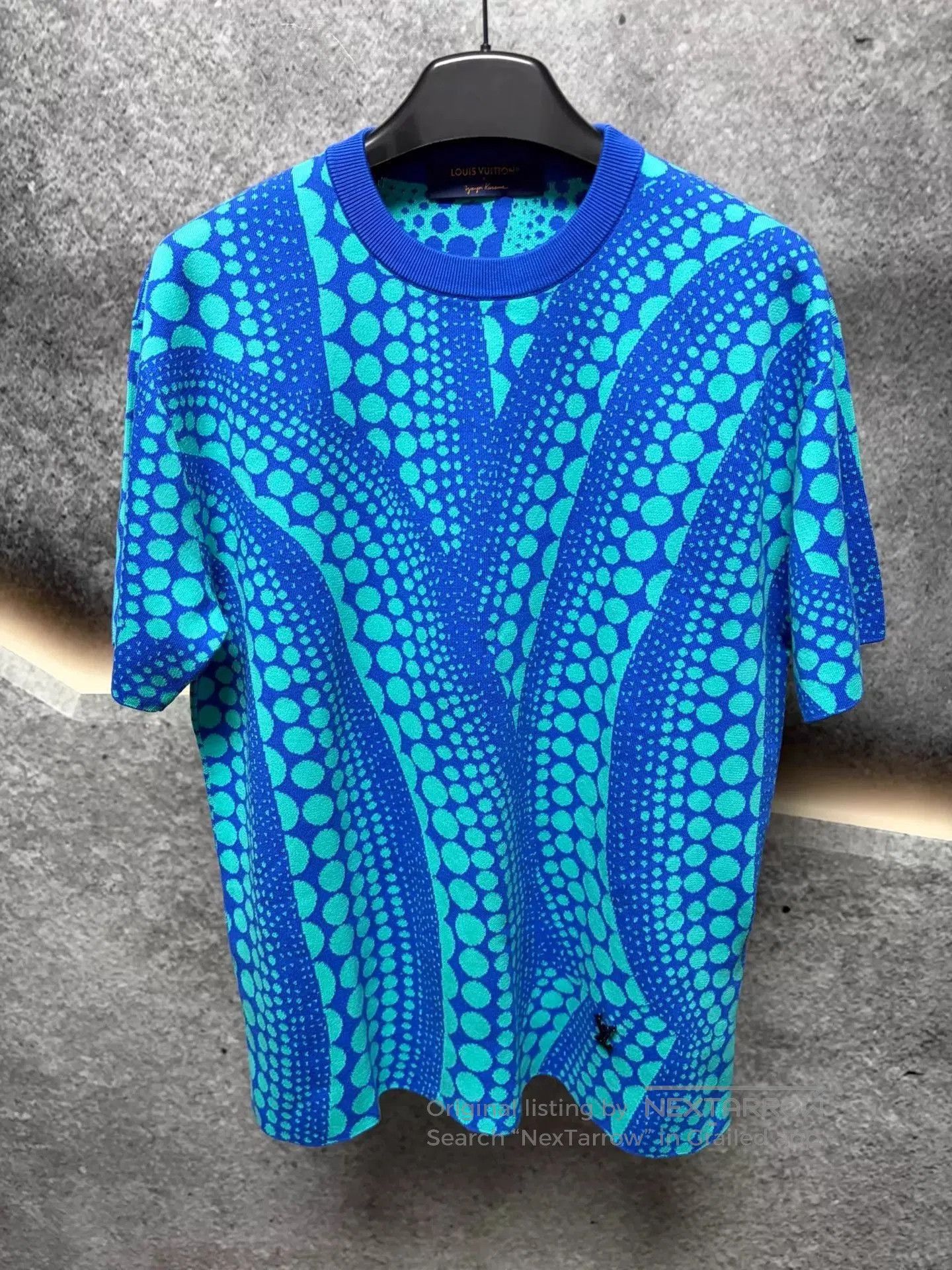 Louis Vuitton Blue Patterned Short Sleeve Shirt . Size US M / EU 48-50 / 2 - 1 Thumbnail