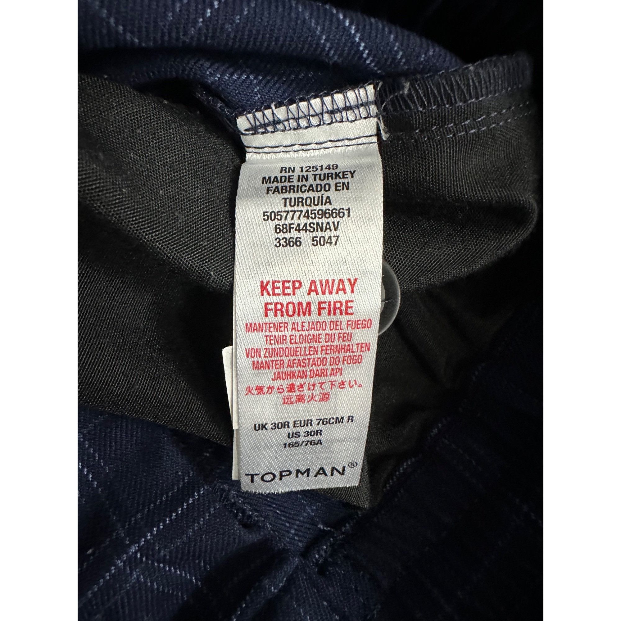 Topman Topman Stretch Skinny Trousers Size US 30 / EU 46 - 3 Thumbnail