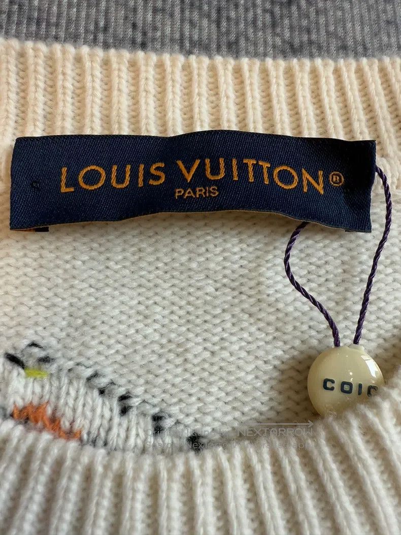 Louis Vuitton Louis Vuitton Doll doodle sweater Size US L / EU 52-54 / 3 - 4 Thumbnail