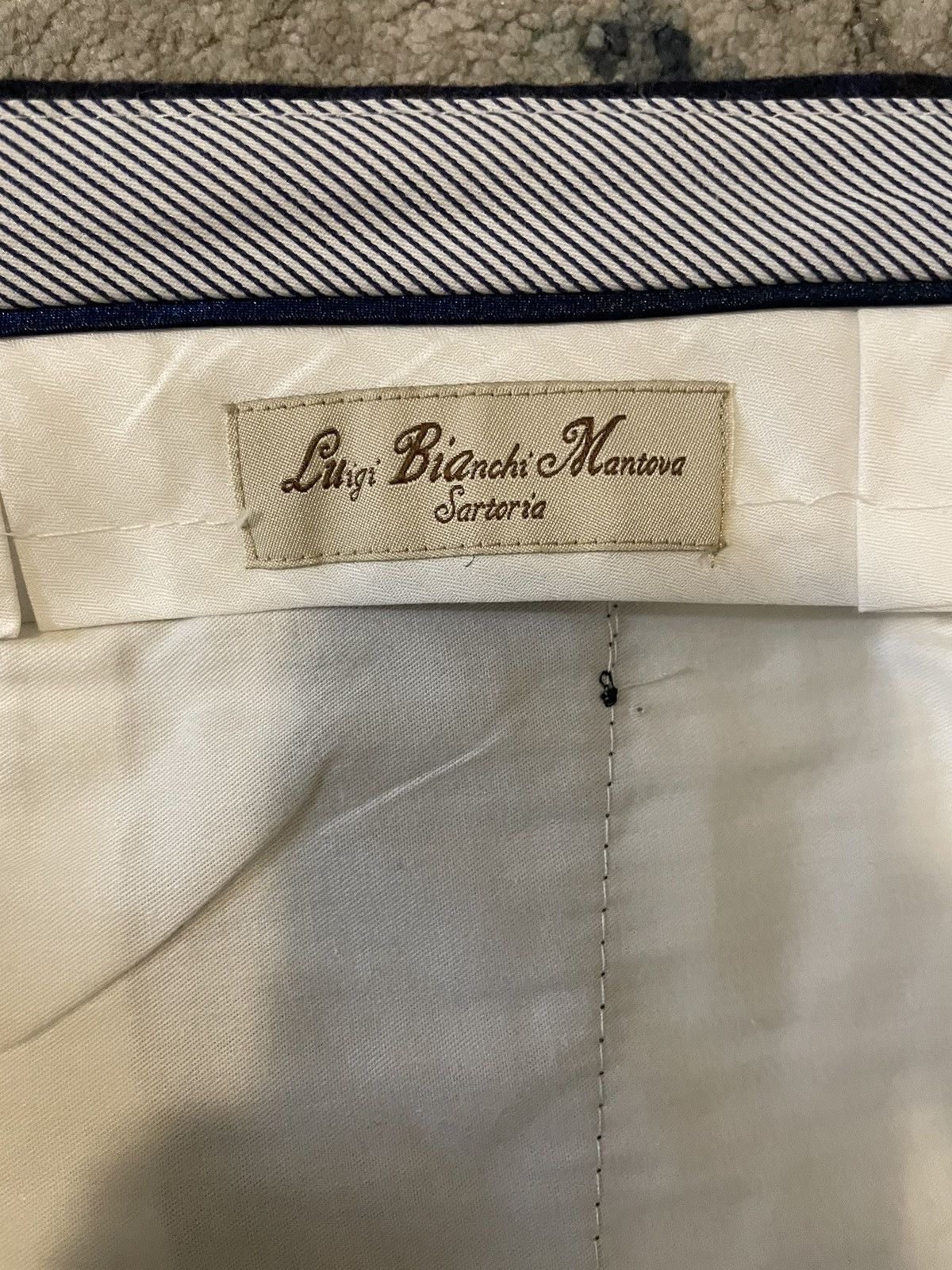 Luigi Bianchi Windowpane Check Flannel Trouser Size US 38 / EU 54 - 7 Thumbnail