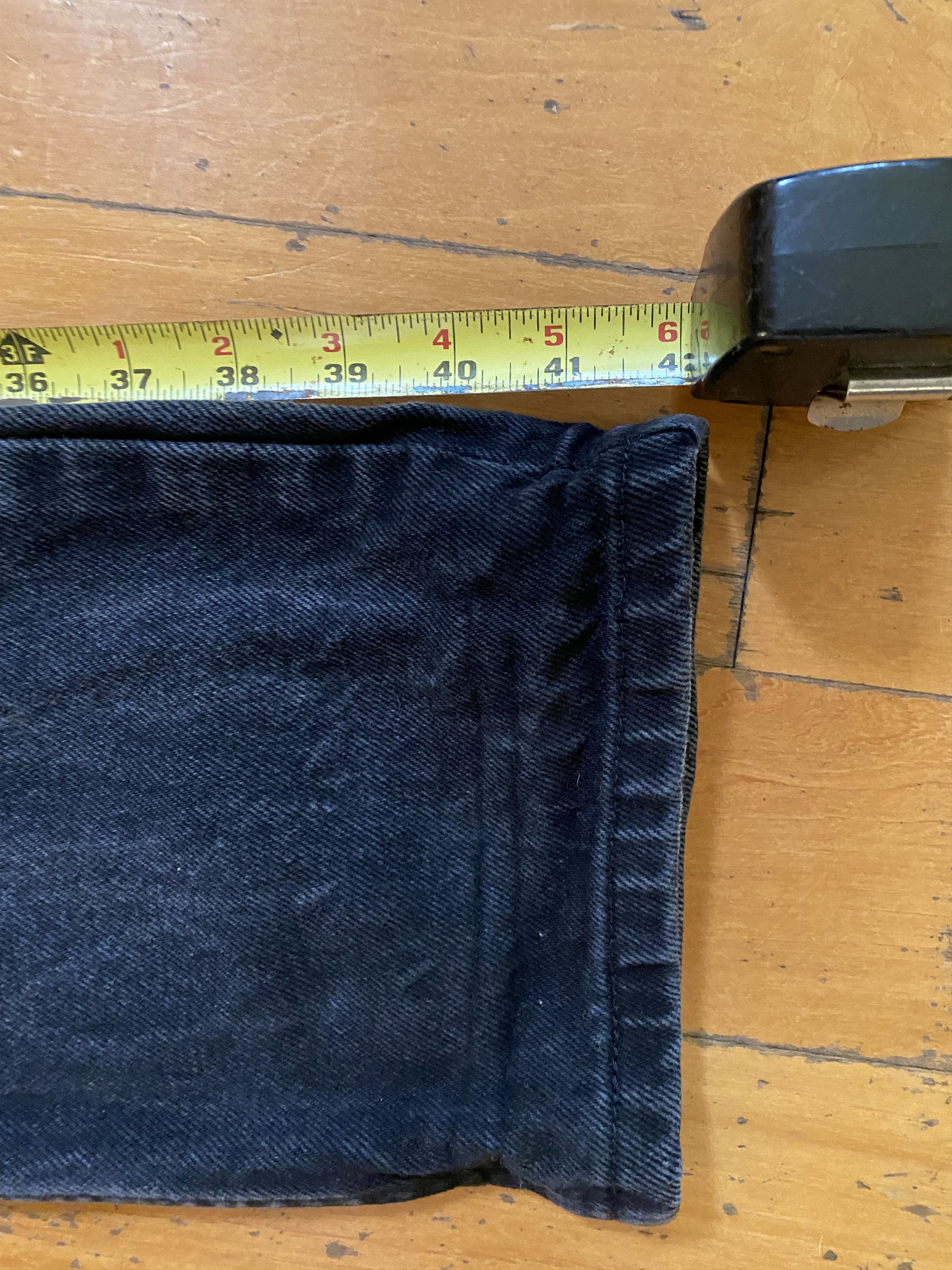 George vintage black stonewash jeans Size US 31 - 7 Thumbnail