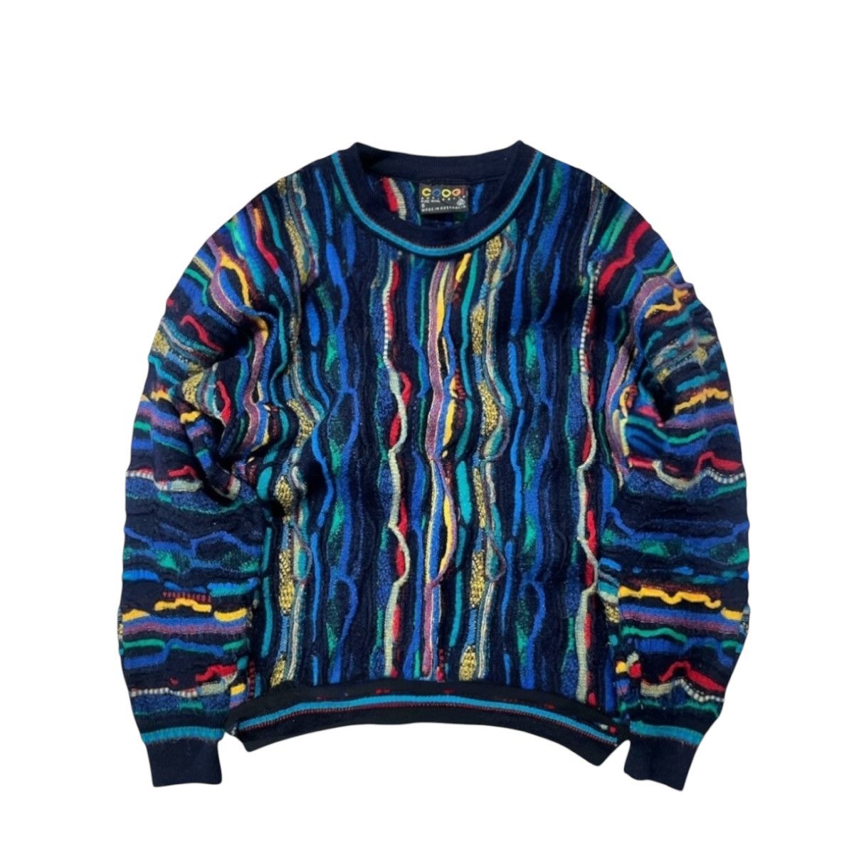 Coogi × Vintage Vintage 90s Coogi 3D Knitwear Sweater Size US S / EU 44-46 / 1 - 1 Thumbnail