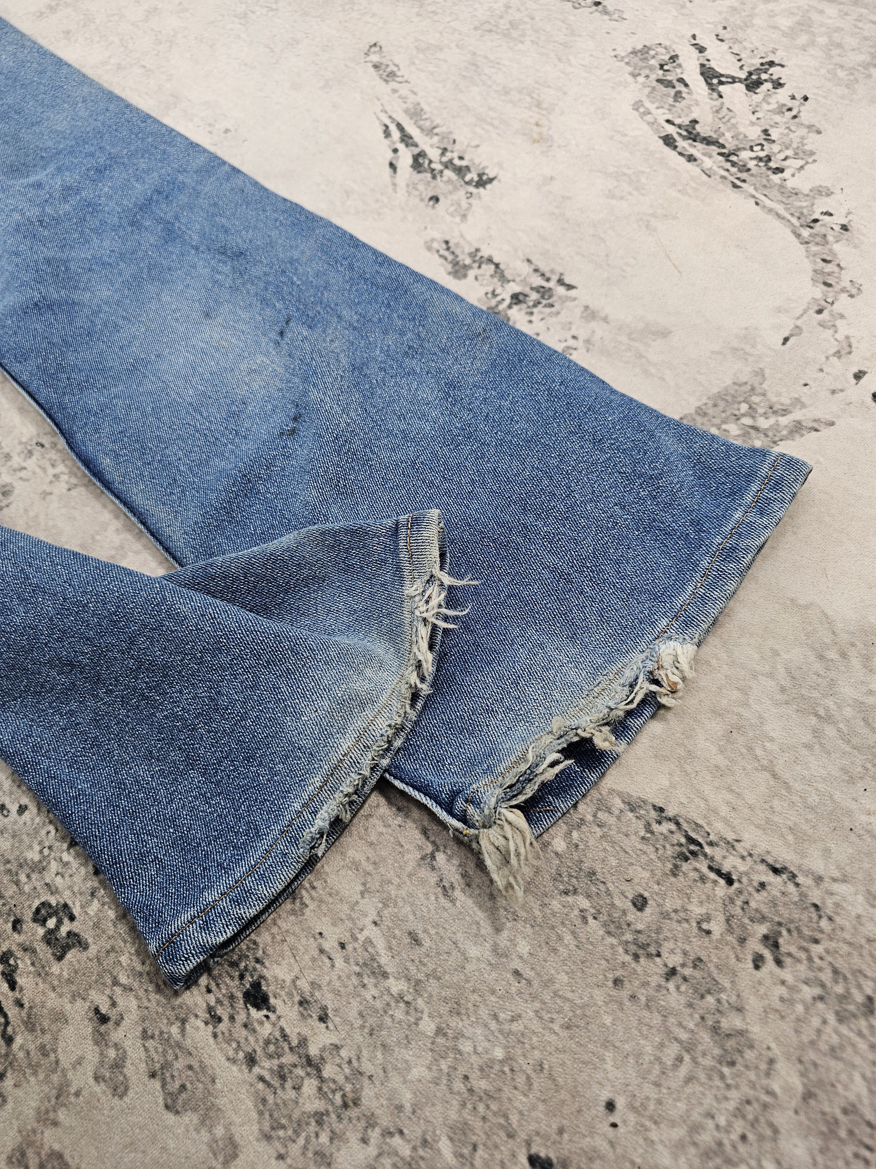 Levi's Vintage LEVIS 517 Ripped Bootcut Flare Strech Jeans L0447 Size US 34 / EU 50 - 9 Thumbnail