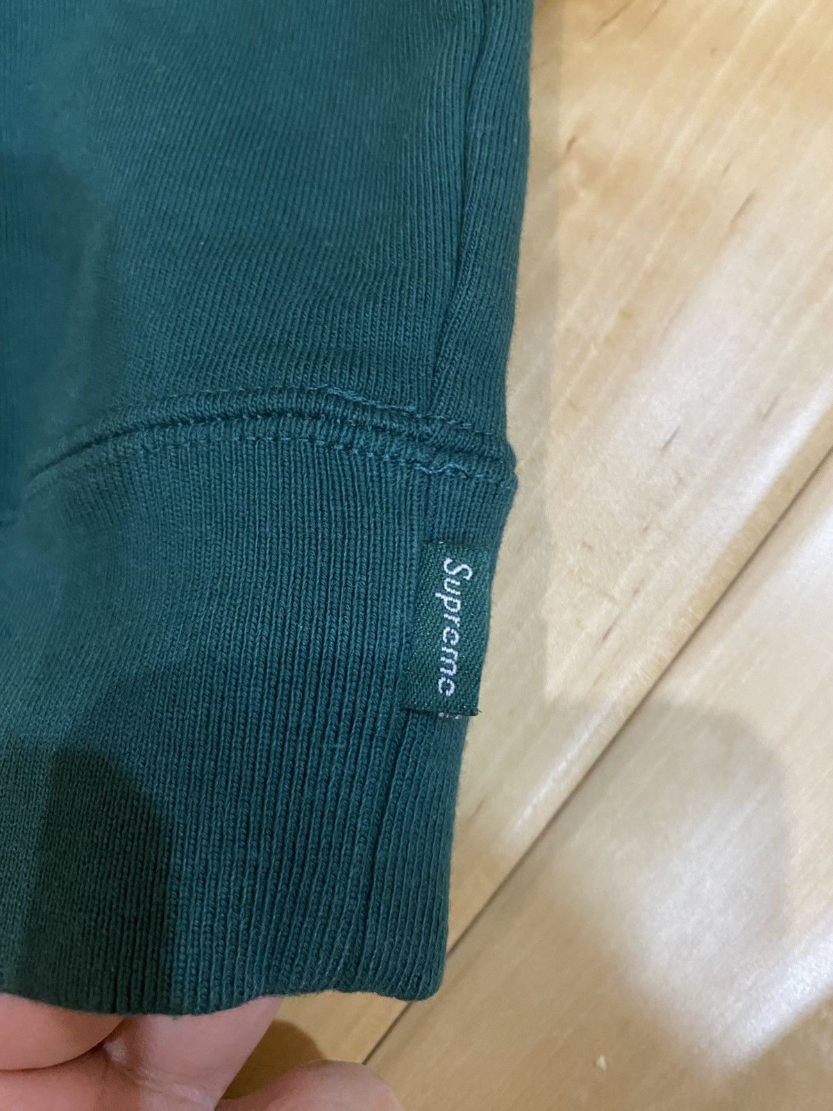 Supreme Spread Logo Hooded Sweatshirt Dark Green Size M Size US M / EU 48-50 / 2 - 5 Thumbnail