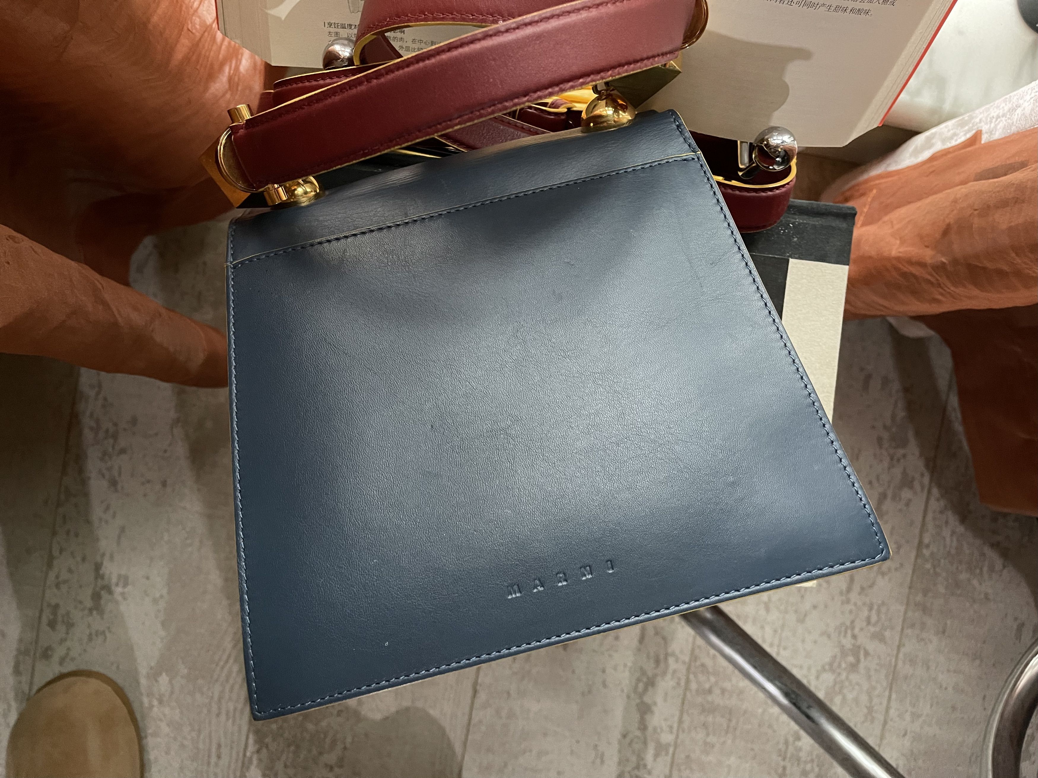 Marni Marni Marionette Bag - Colorblock Leather Size ONE SIZE - 2 Thumbnail