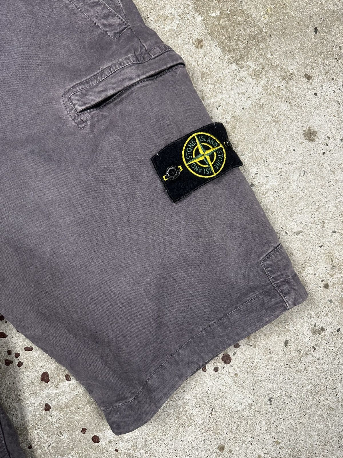 Stone Island Stone Island Type SL Faded Cargo Shorts Size US 30 / EU 46 - 5 Thumbnail