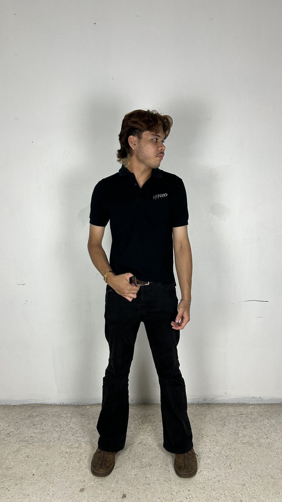 Kenzo × Vintage 1990s Kenzo Golf Black Polo Size US M / EU 48-50 / 2 - 3 Thumbnail