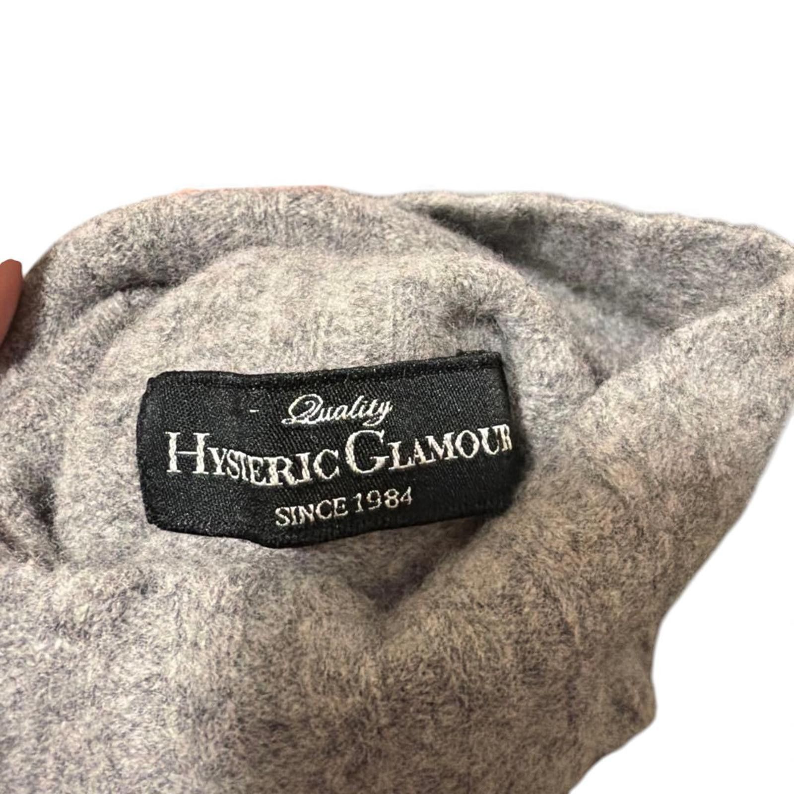 Hysteric Glamour Hysteric Glamour - Women's Grey Turtleneck Sweater with Logo Size M / US 6-8 / IT 42-44 - 6 Thumbnail