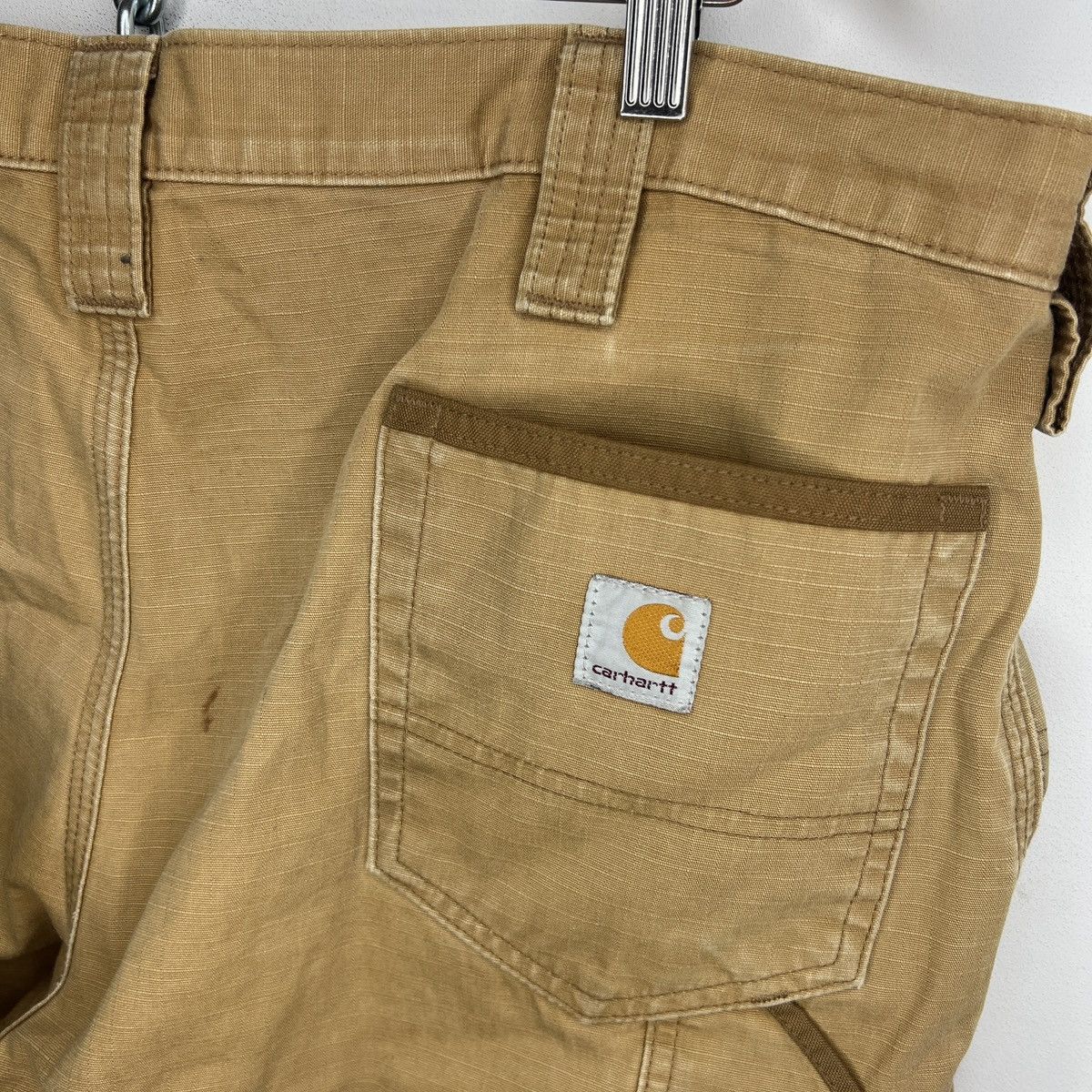 Carhartt Carhartt Workwear Faded Distressed Double Knee Shorts 90s Size US 38 / EU 54 - 2 Thumbnail