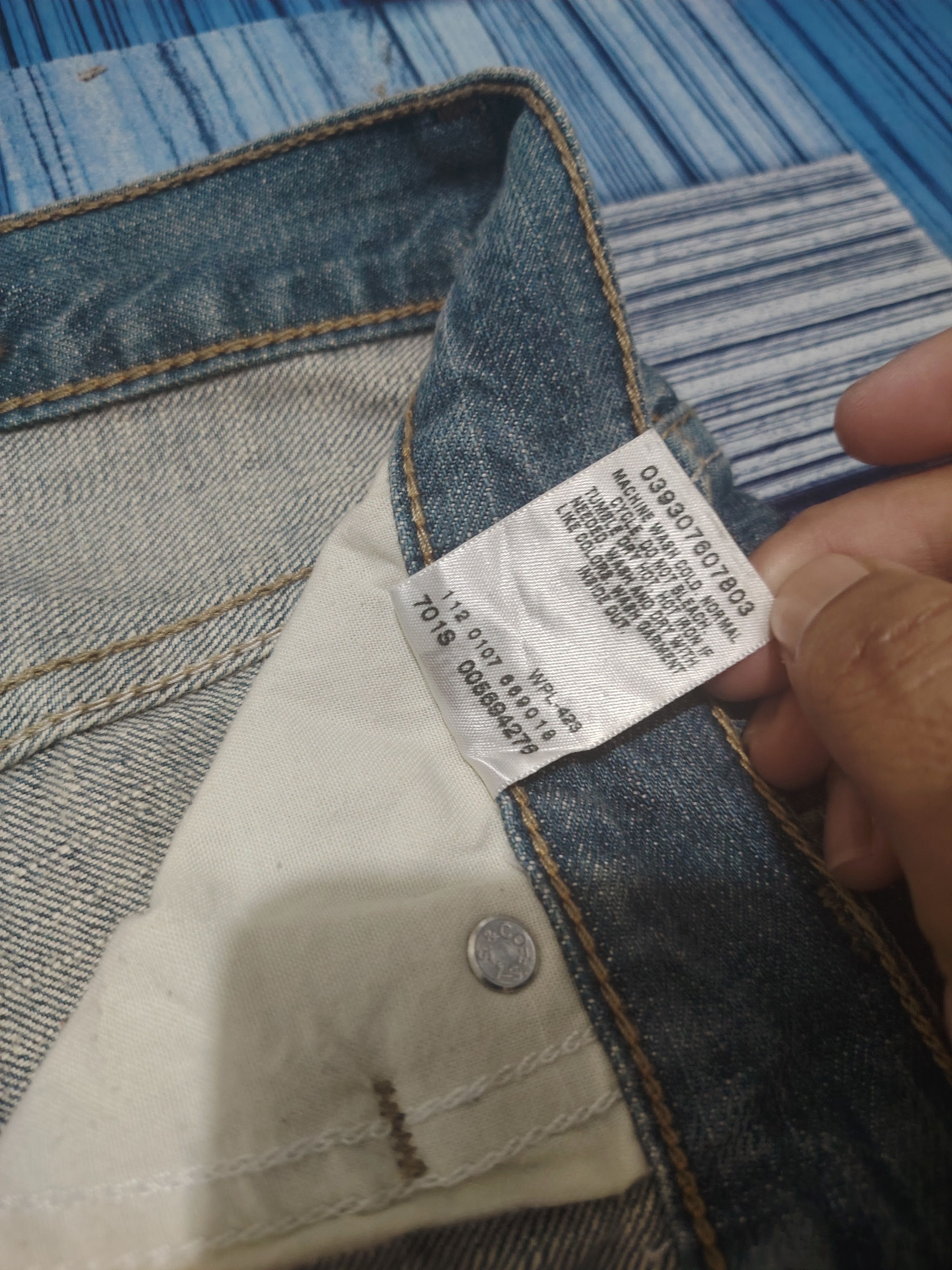 Levi's Japanese Levi's Loose Straight Distressed Denim Size US 30 / EU 46 - 8 Thumbnail