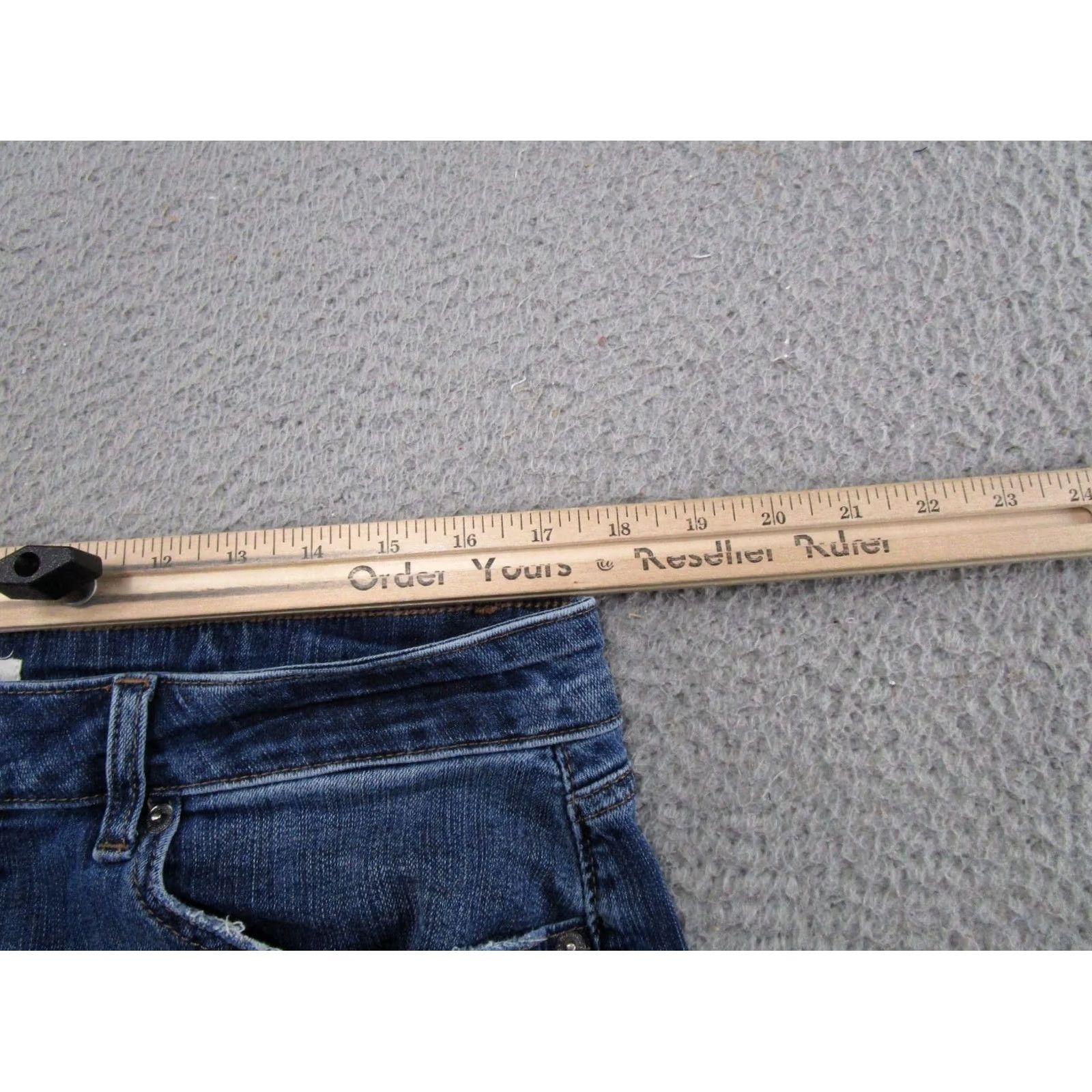 Vintage Maurices M Jeans Regular Fit 90s Tapered Size 16 Stretch Denim Blue Jeans Women Size 38" / US 16 / IT 52 - 6 Thumbnail