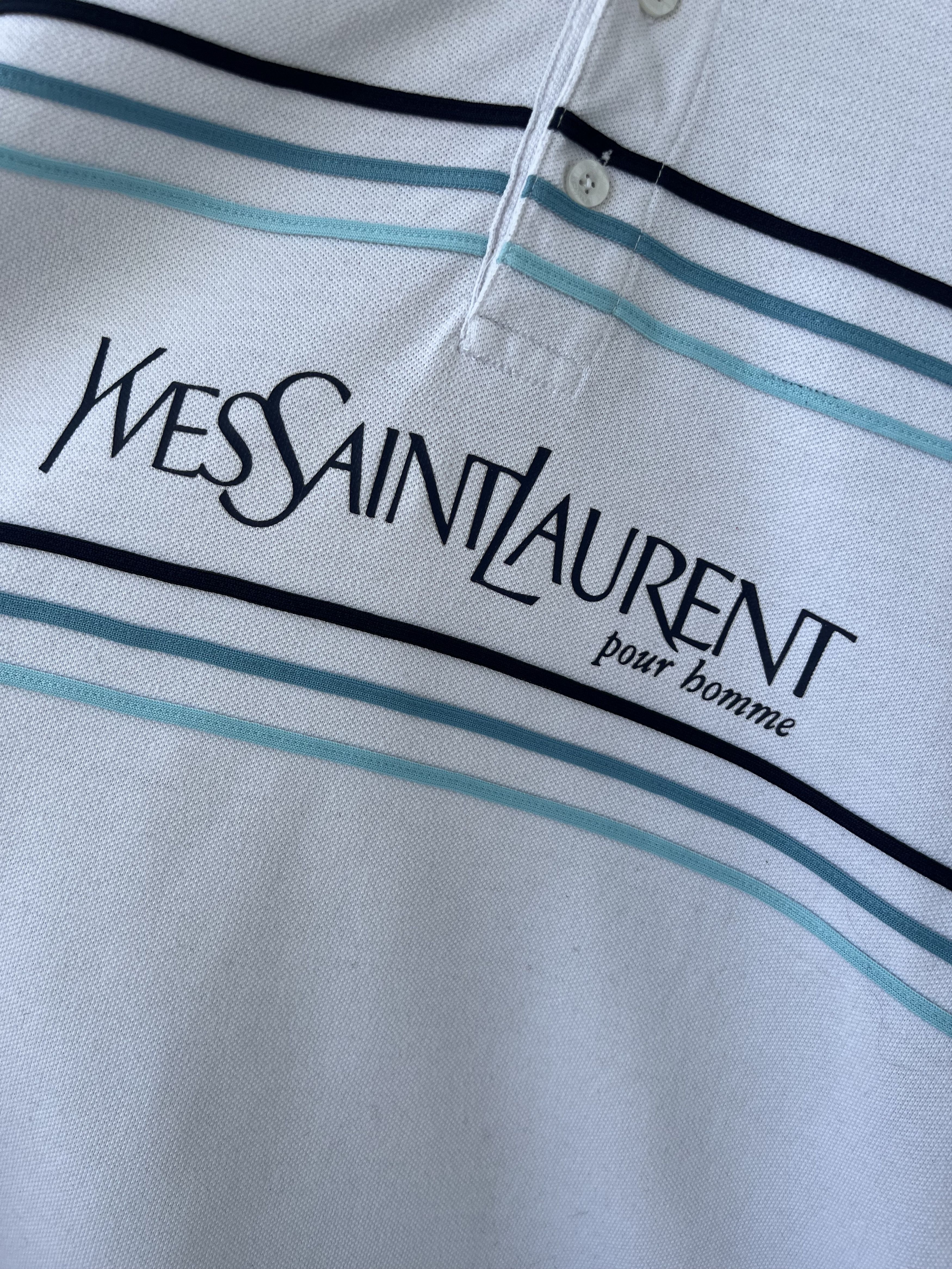 Vintage × Yves Saint Laurent Yves Saint Laurent polo shirt t-shirt L Size US L / EU 52-54 / 3 - 2 Thumbnail