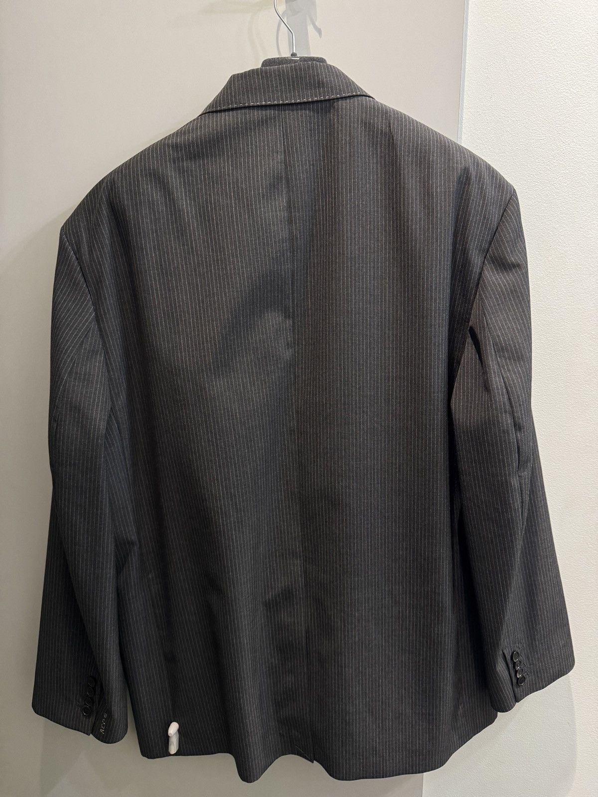 Acne Studios Last Acne Studios Pinstriped Oversized Monobreast Blazer Size US L / EU 52-54 / 3 - 11 Thumbnail