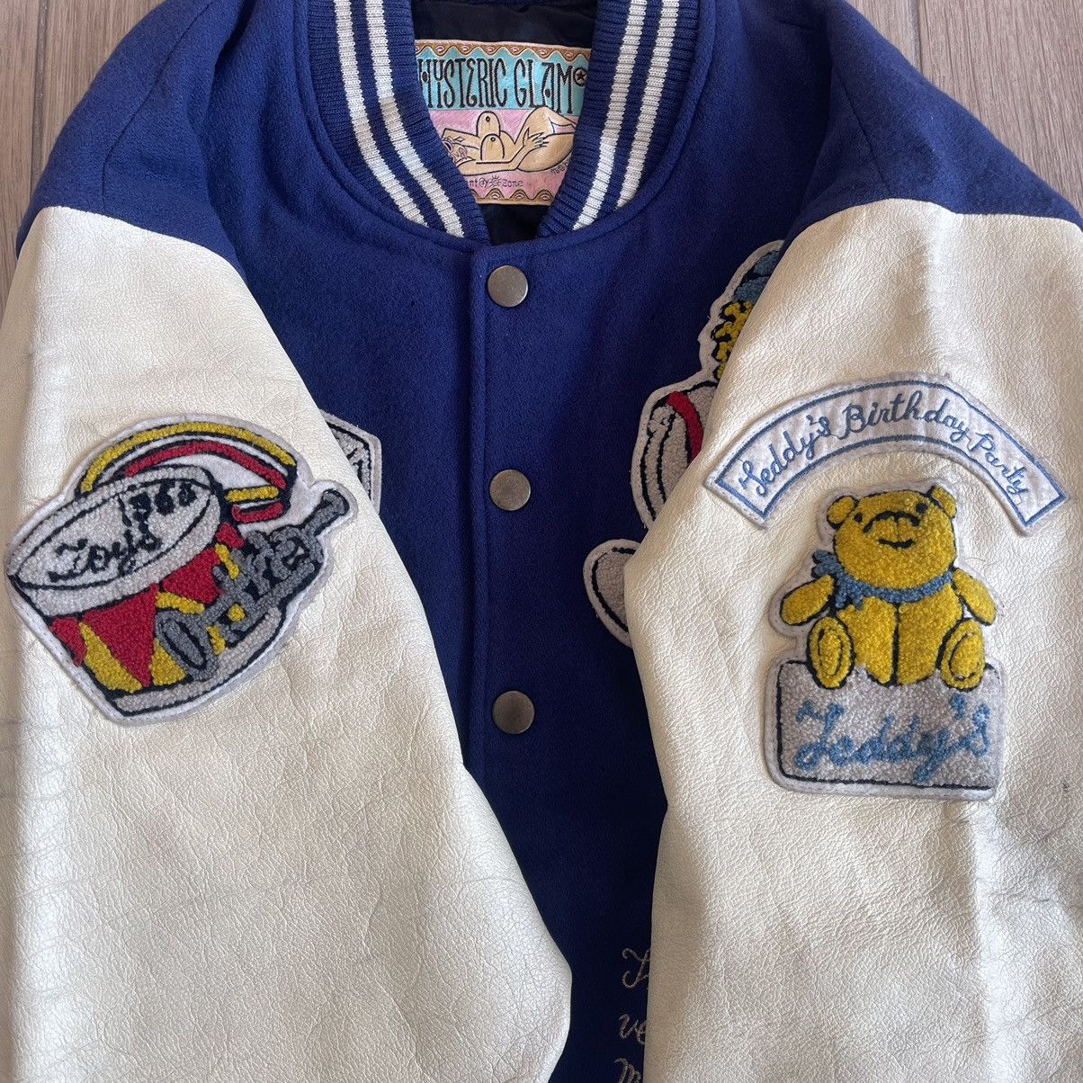 Hysteric Glamour 1980s Louis Marx Toys Wool Varsity Leather Sleeve Jacket Size US M / EU 48-50 / 2 - 5 Thumbnail